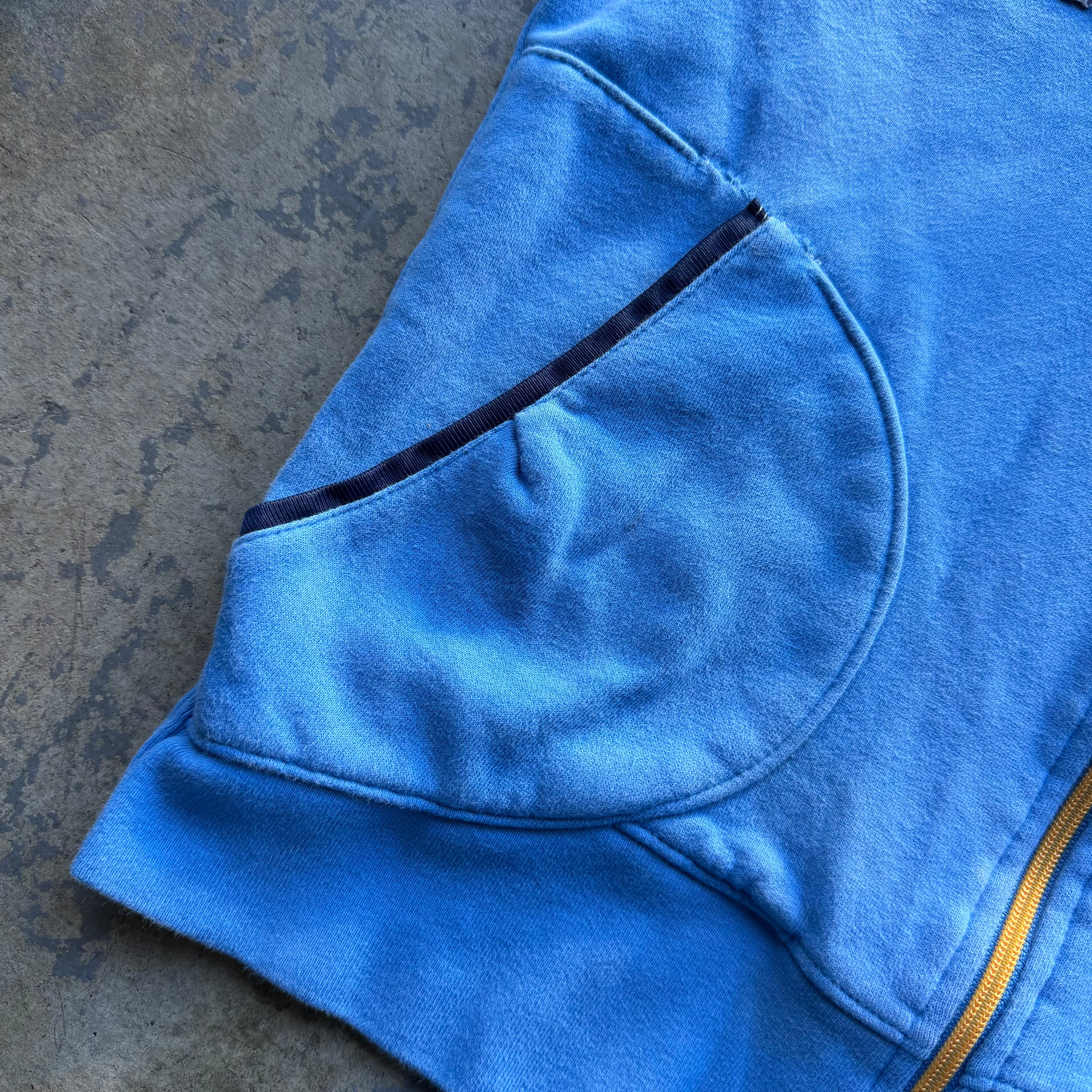 REEBOK CHARGERS POWDER BLUE ZIP UP HOODIE (M)