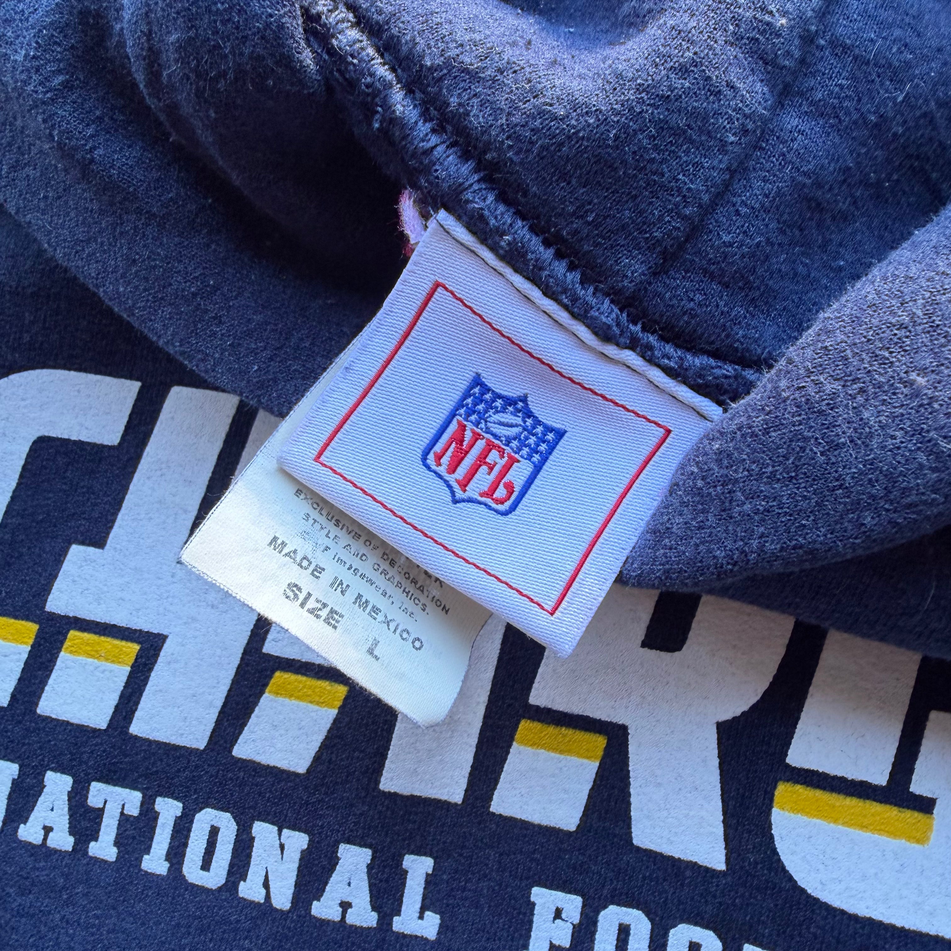 CHARGERS NATIONAL FOOTBALL LEAGUE NAVY BLUE HOODIE (L)