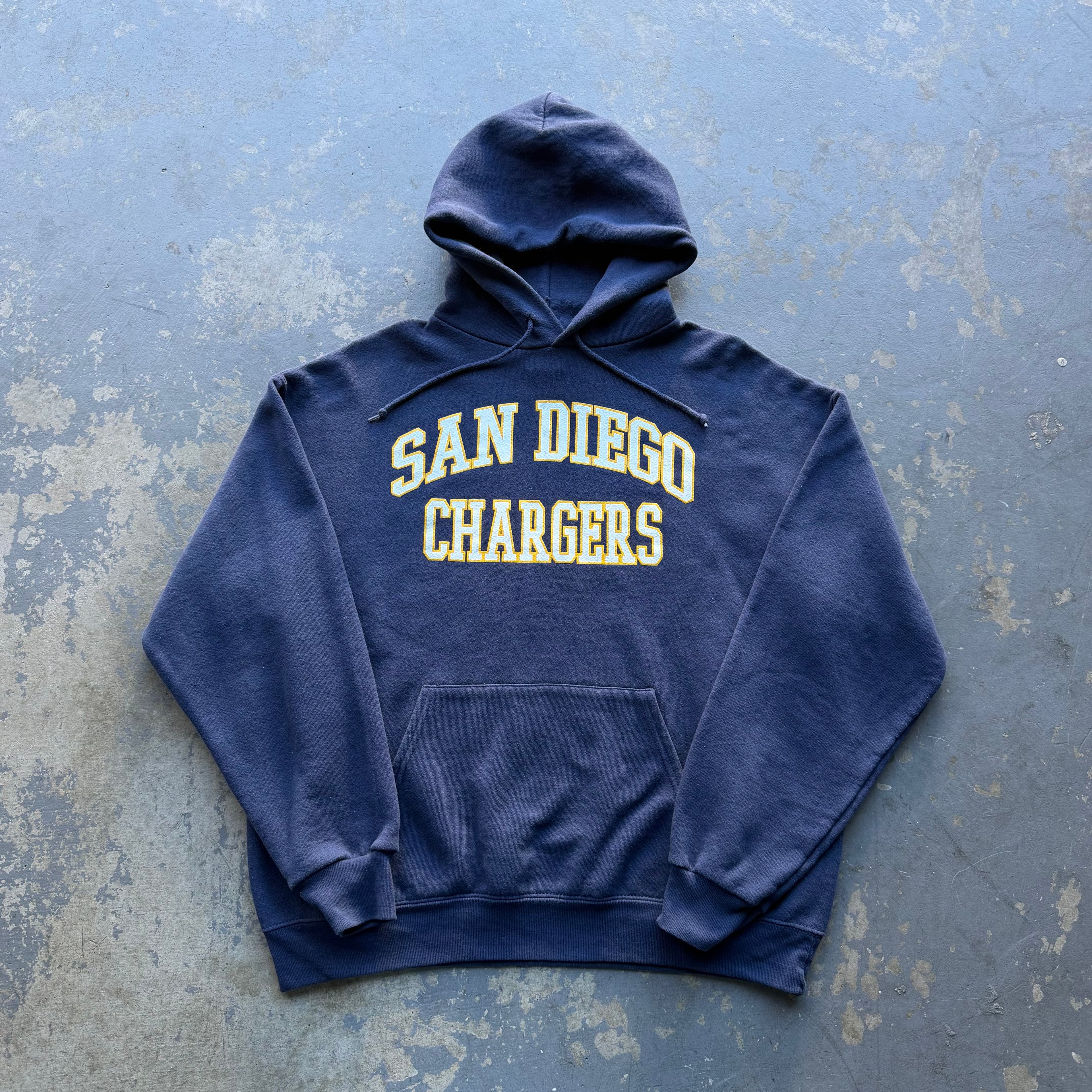 NFL SAN DIEGO CHARGERS NAVY BLUE HOODIE (L)