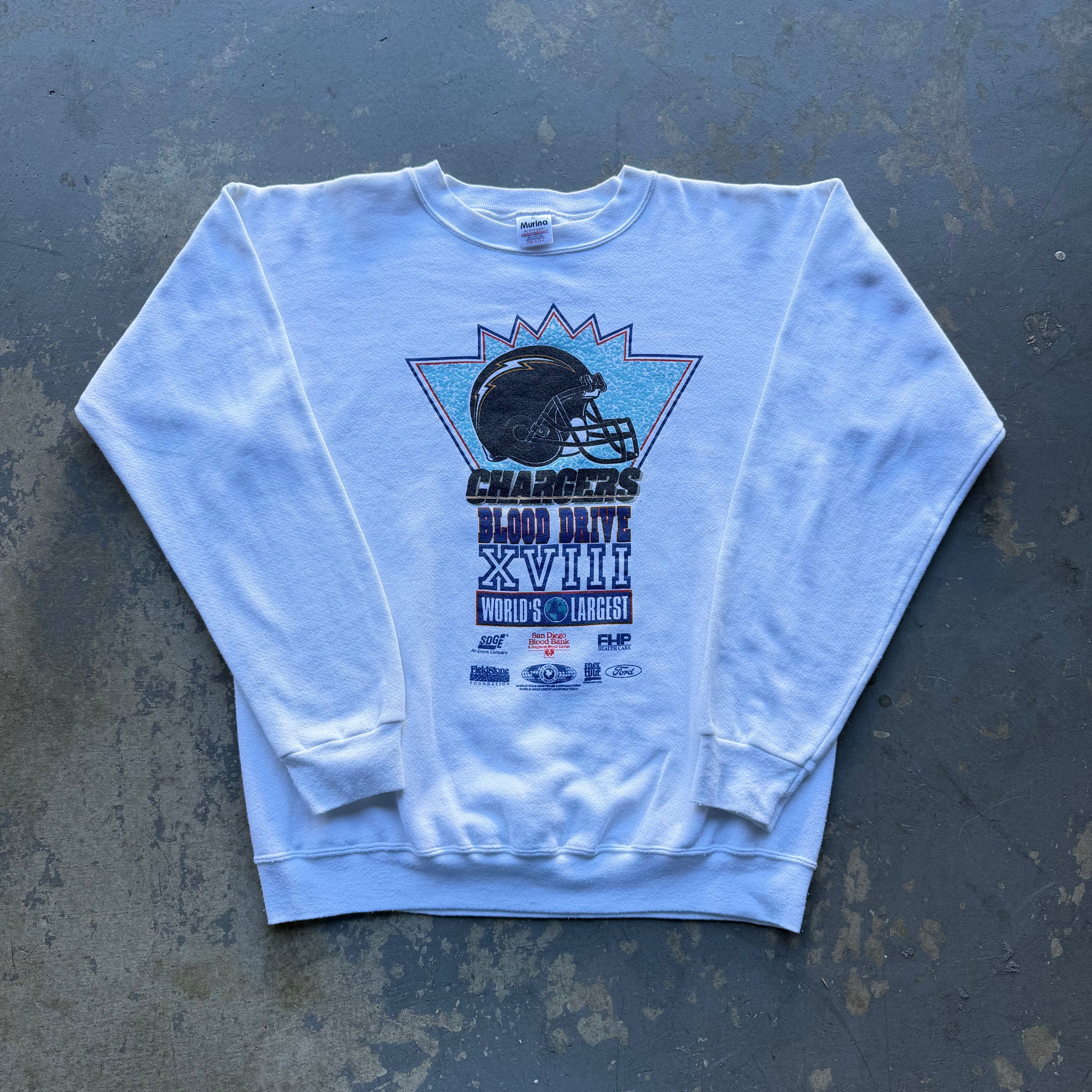 90’S CHARGERS BLOOD DRIVE CREWNECK (XL)