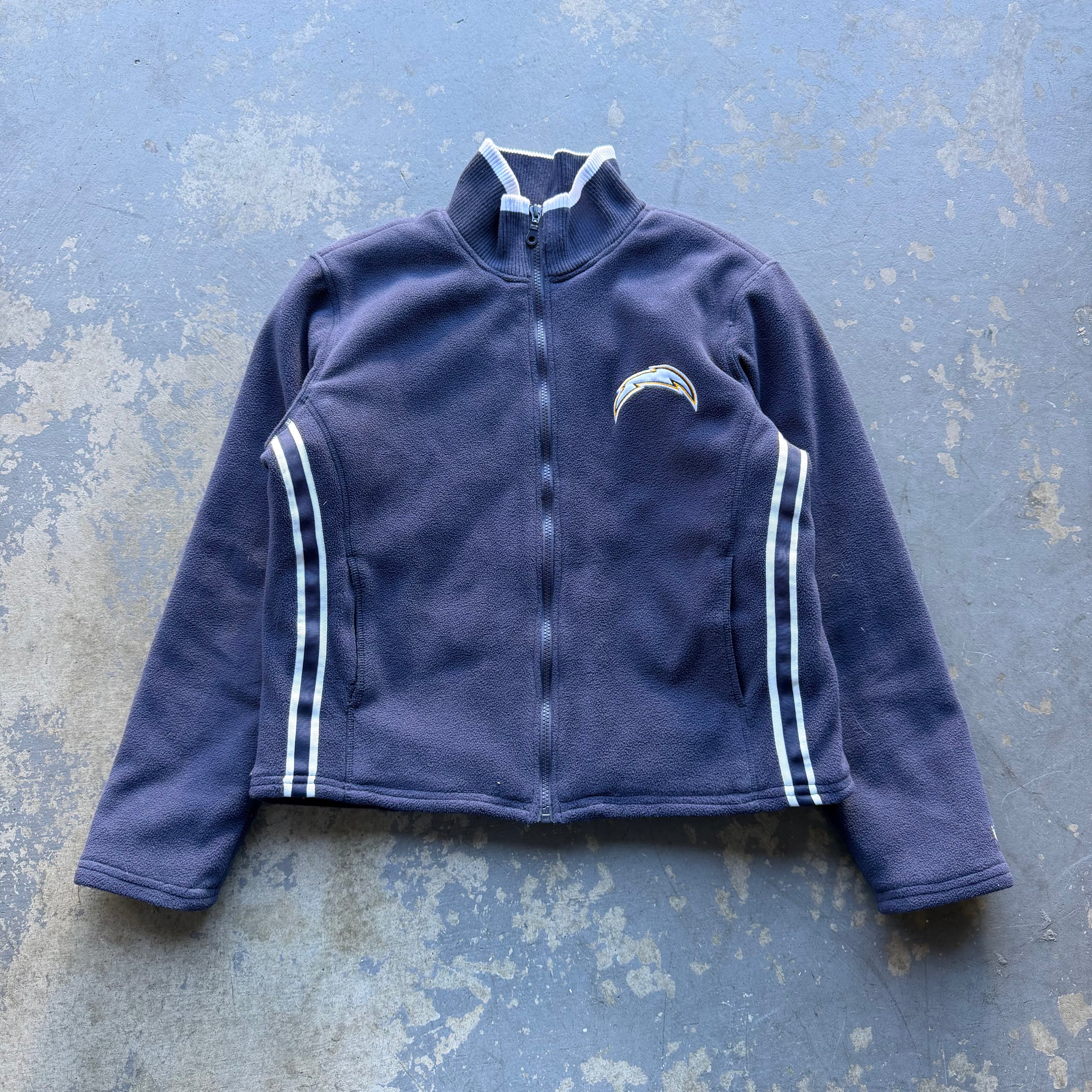 00’S NFL CHARGERS FLEECE JACKET (WOMEN'S L)