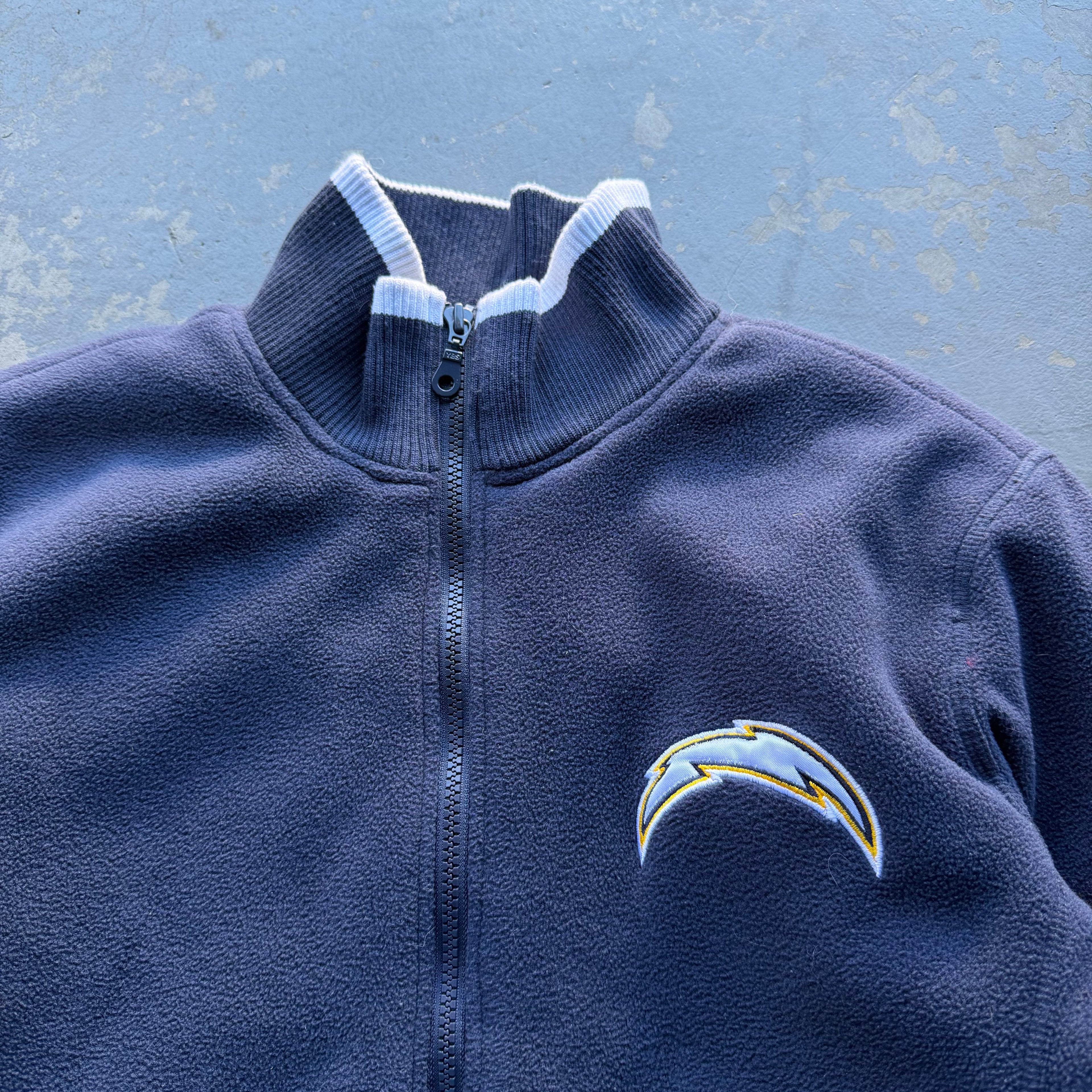 00’S NFL CHARGERS FLEECE JACKET (WOMEN'S L)