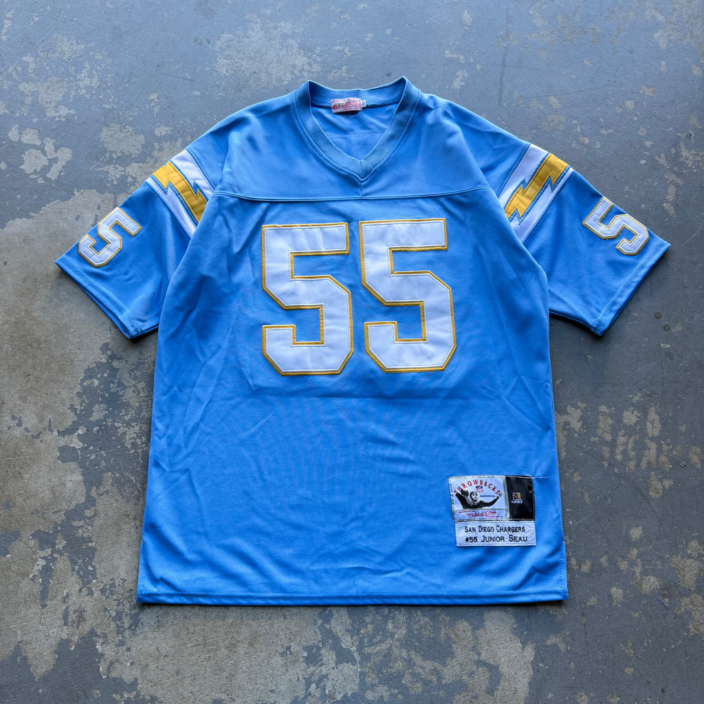 THROWBACK JUNIOR SEAU CHARGERS POWDER BLUE JERSEY (50) XL