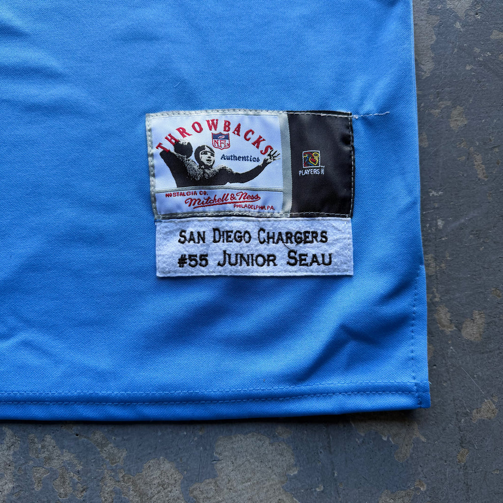 THROWBACK JUNIOR SEAU CHARGERS POWDER BLUE JERSEY (50) XL