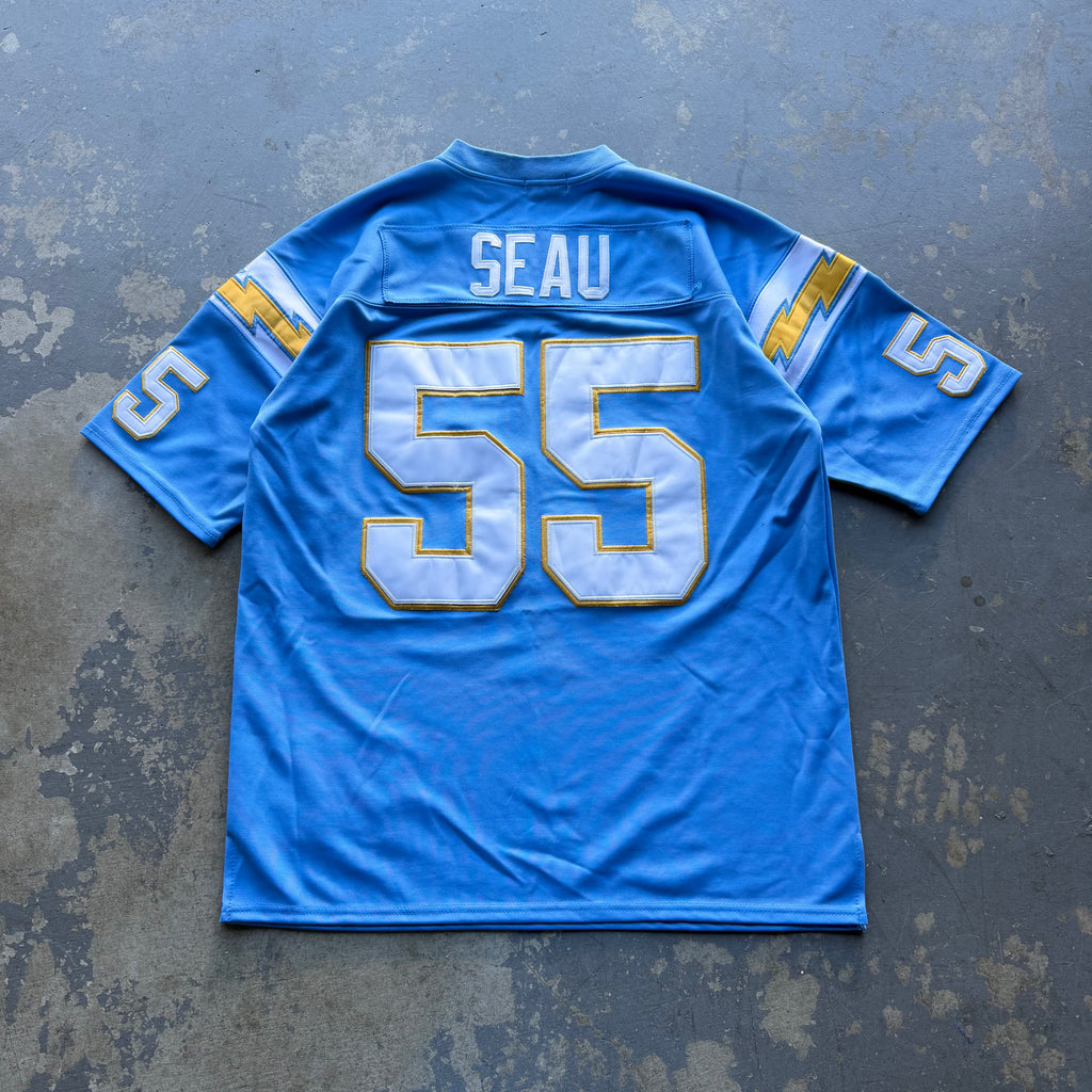 THROWBACK JUNIOR SEAU CHARGERS POWDER BLUE JERSEY (50) XL