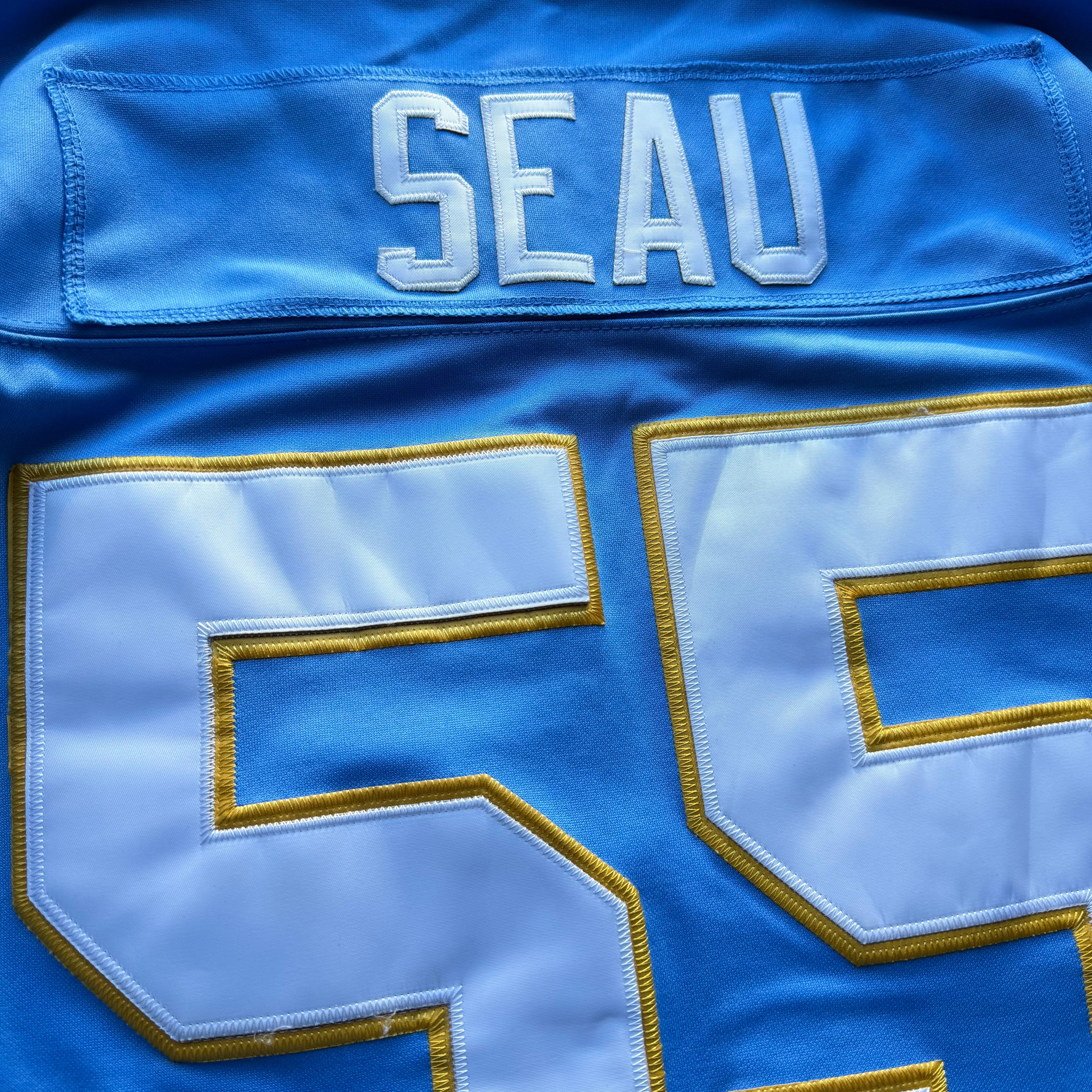 THROWBACK JUNIOR SEAU CHARGERS POWDER BLUE JERSEY (50) XL