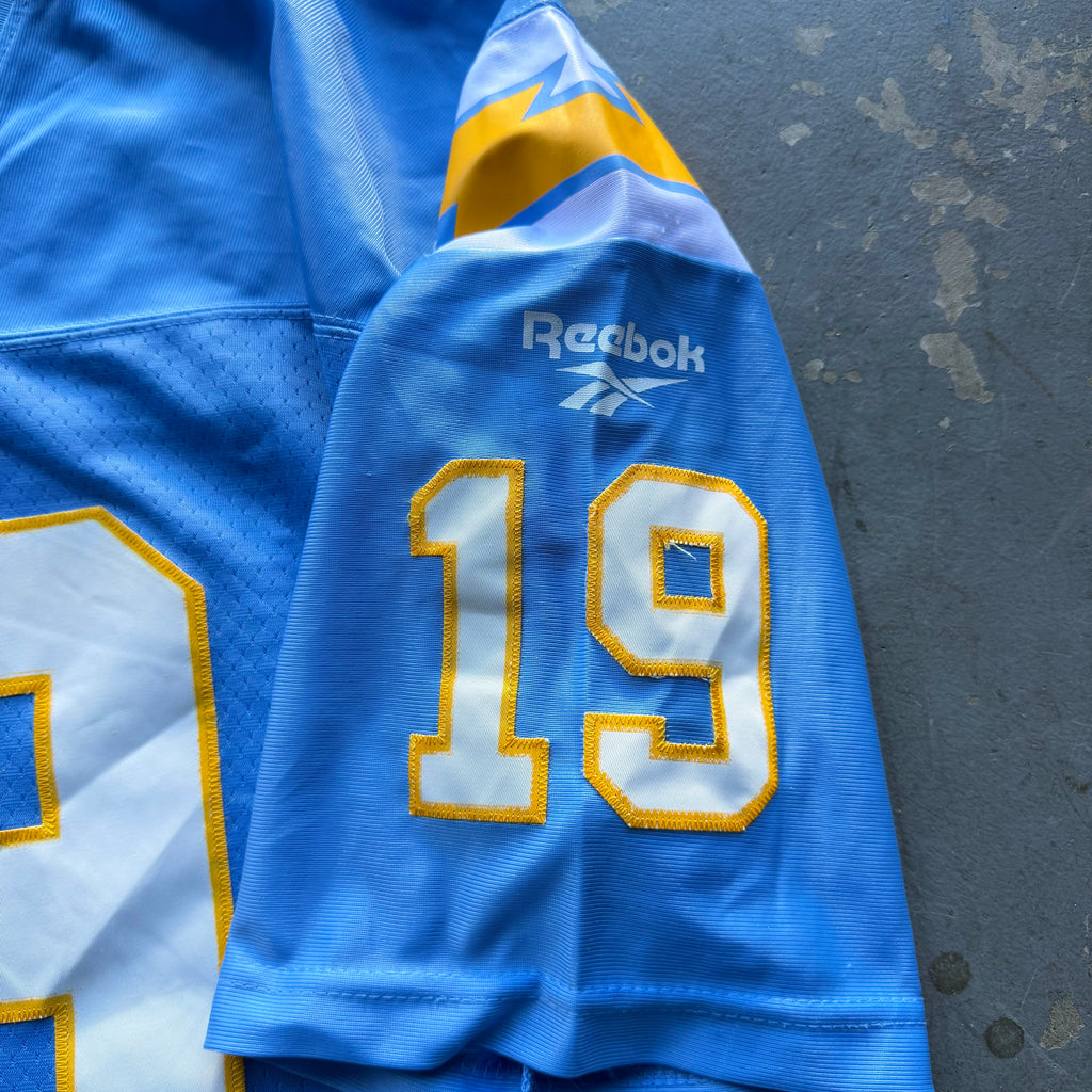 00’S LANCE ALWORTH CHARGERS REEBOK THROWBACK POWDER BLUE JERSEY (L)