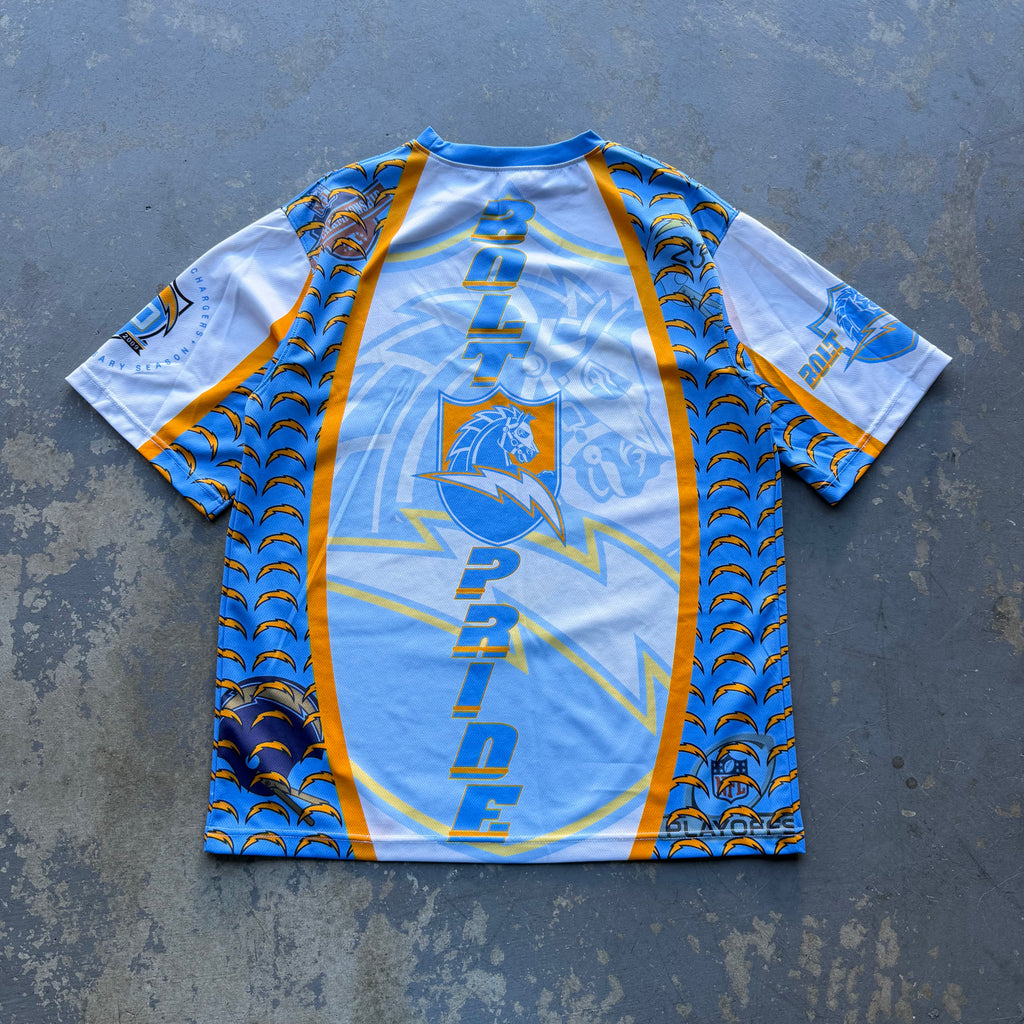 SAN DIEGO CHARGERS 50TH ANNIVERSARY JERSEY SHIRT (L)