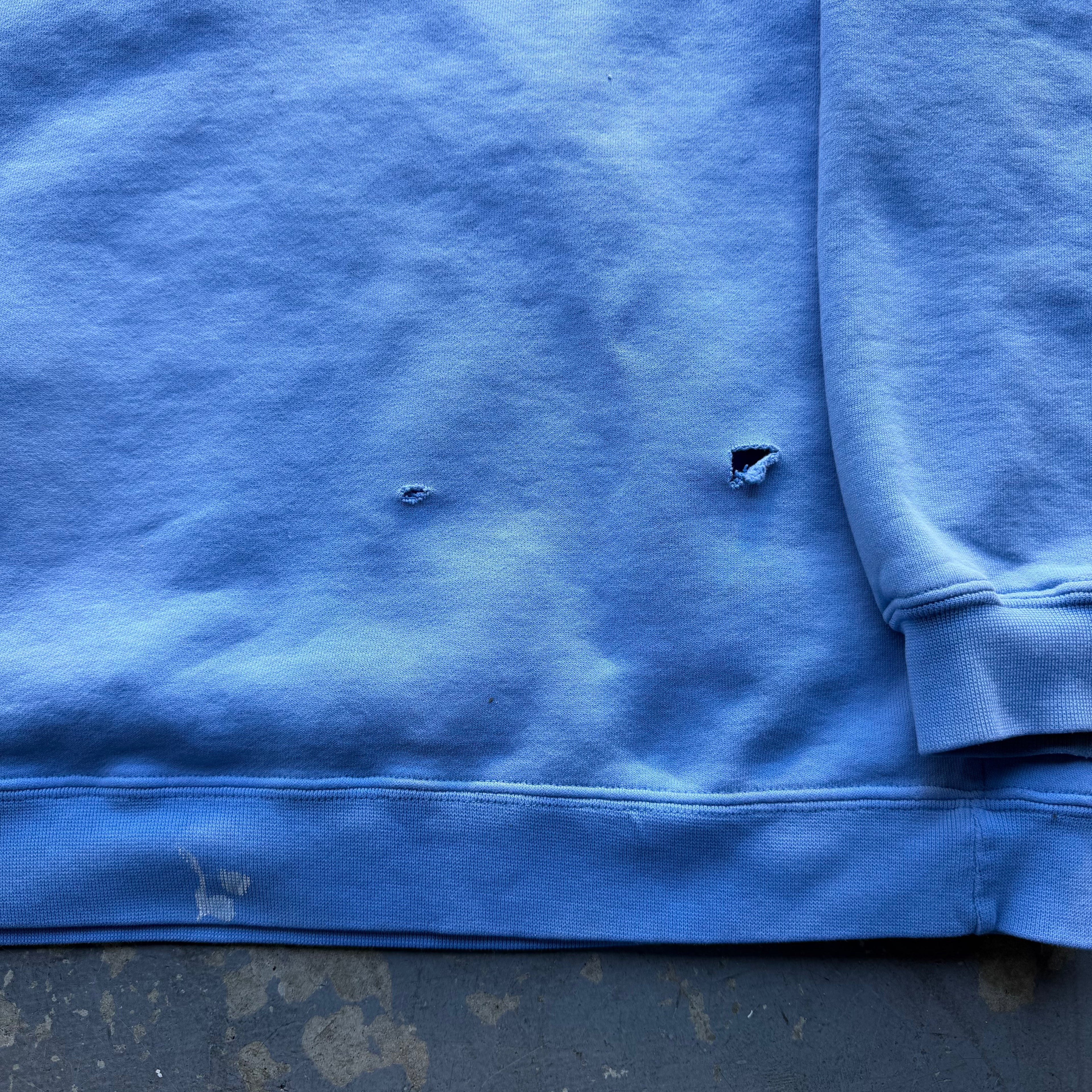 CHARGERS REEBOK EMBROIDERED POWDER BLUE HOODIE (XXL)