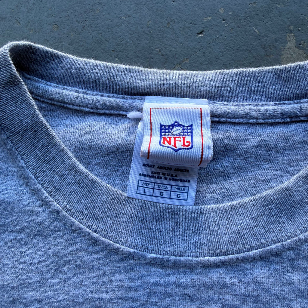 REEBOK CHARGERS GREY TEE (L)