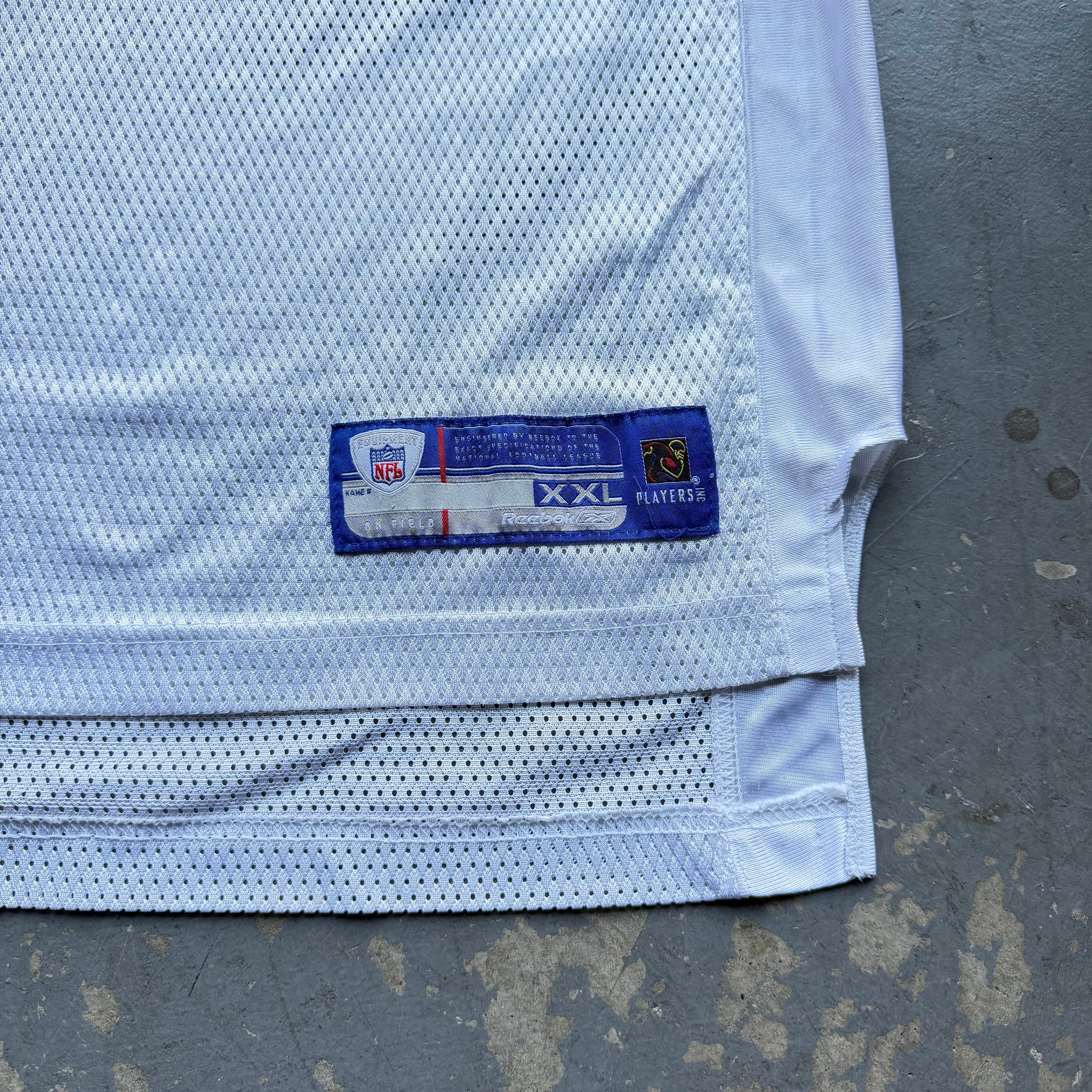 00’S REEBOK LADANIAN TOMLINSON CHARGERS WHITE “AWAY” JERSEY (XXL)