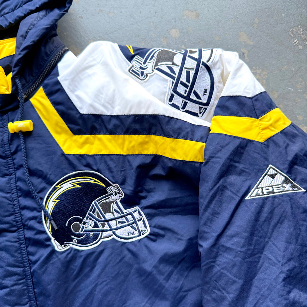 90’S APEX CHARGERS PUFFER JACKET (XL)