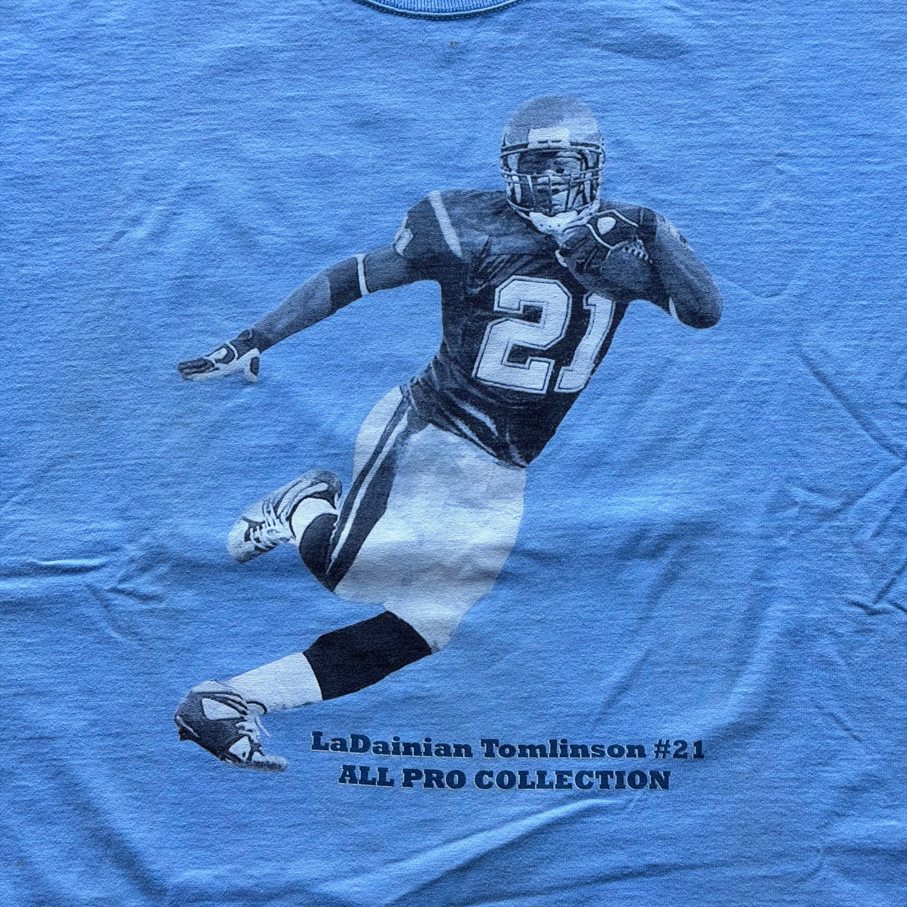 2004 CHARGERS LADANIAN TOMLINSON ALL PRO COLLECTION TEE (XL)