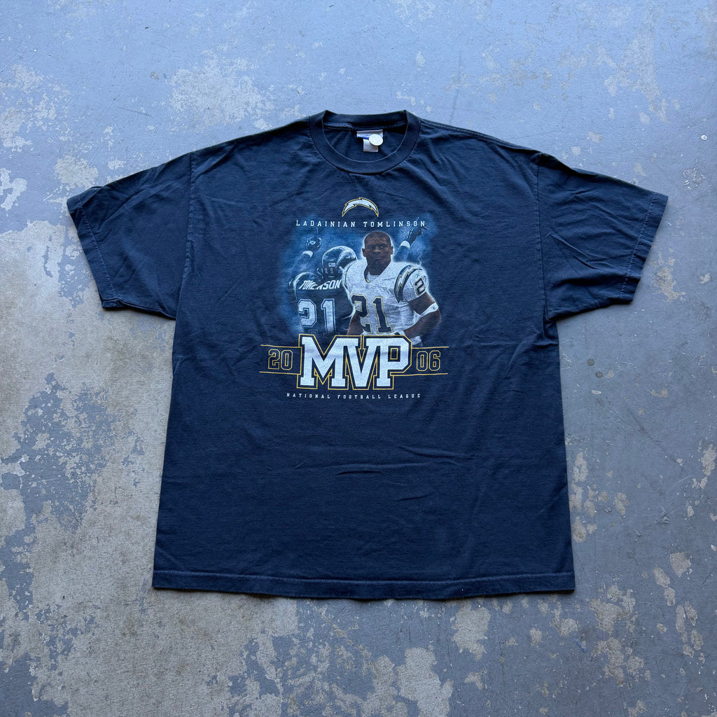 2006 REEBOK CHARGERS LADANIAN TOMLINSON MVP TEE (XXL)