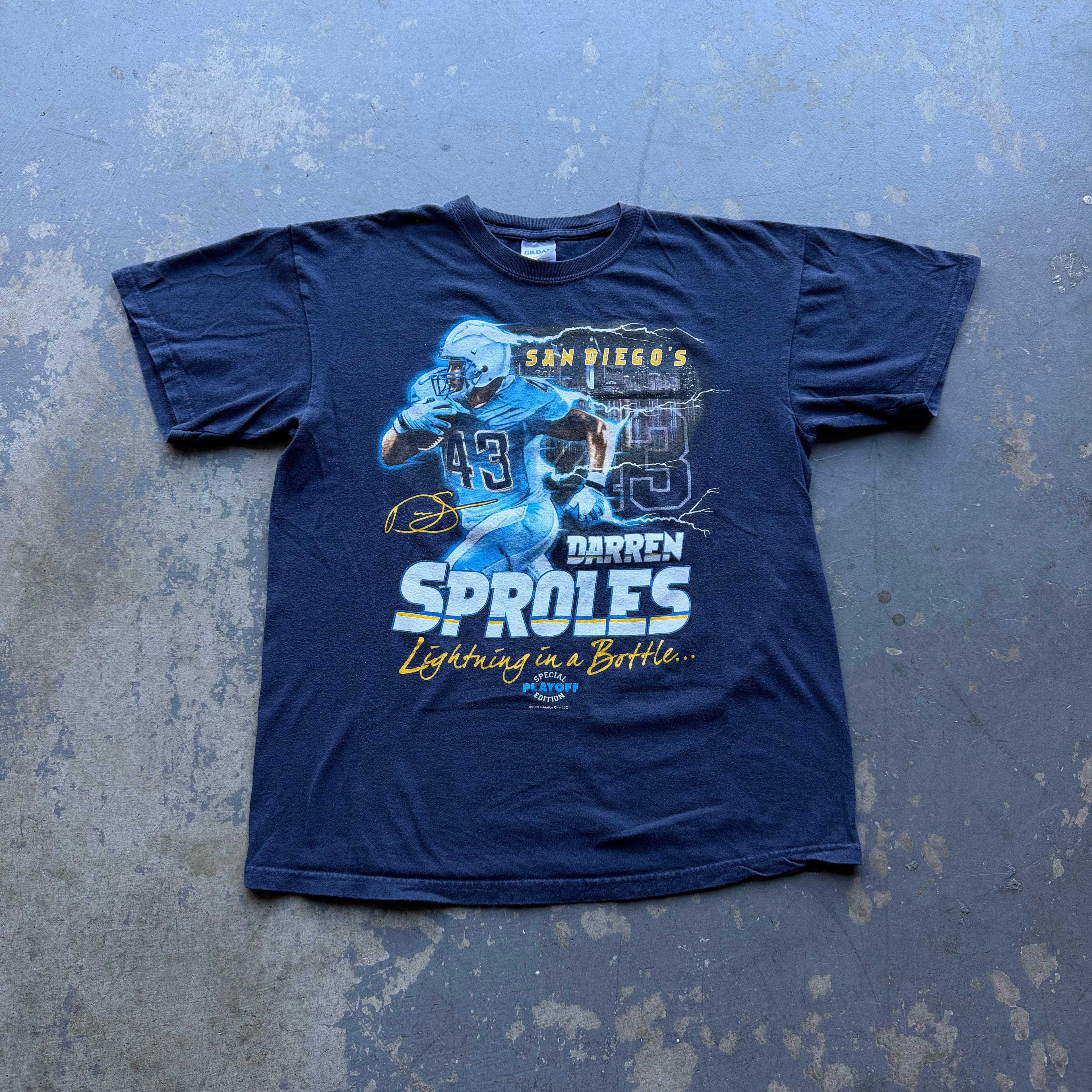 2009 CHARGERS DARREN SPROLES TEE (M)