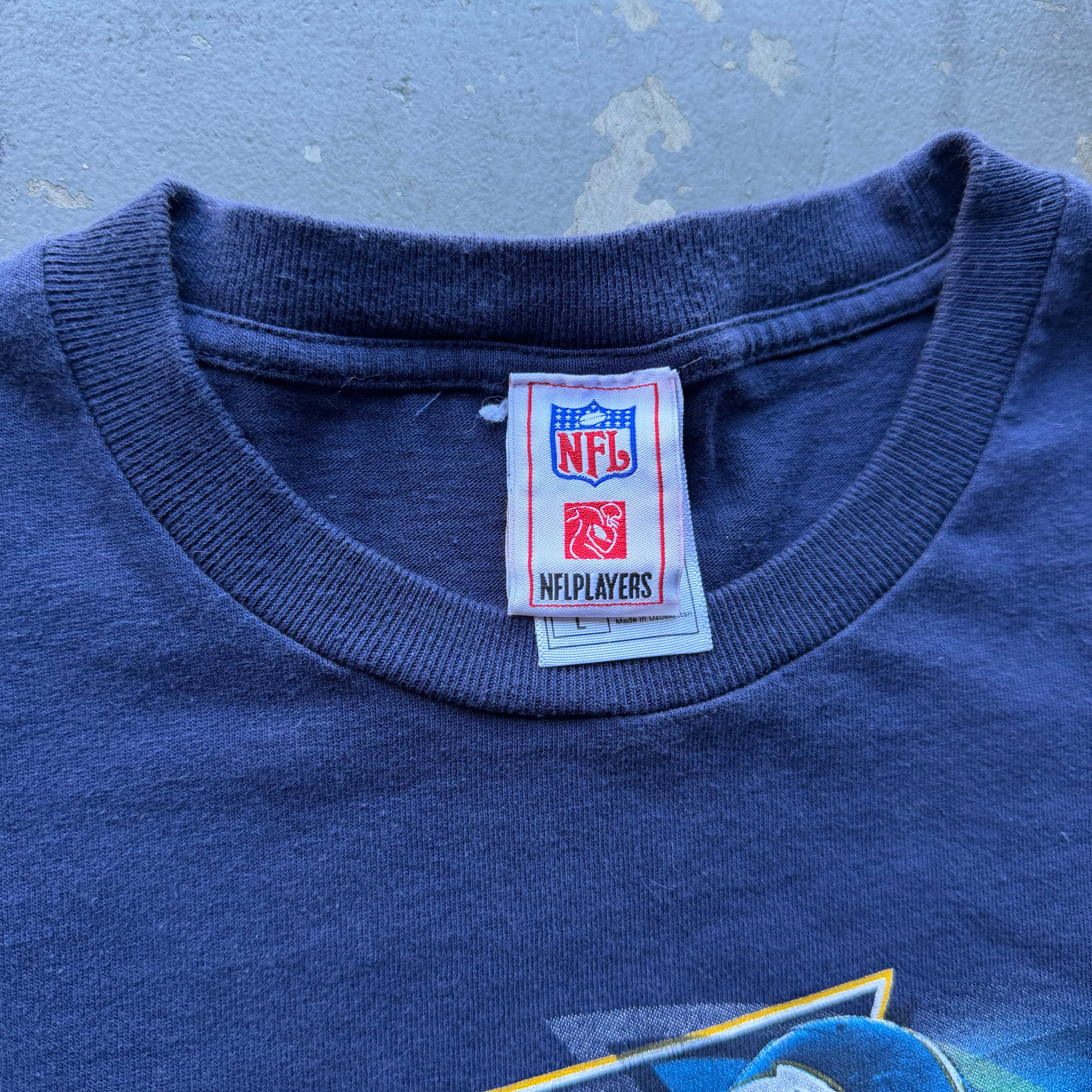 00’S CHARGERS SHAWNE MERRIMAN SOLO TEE (L)