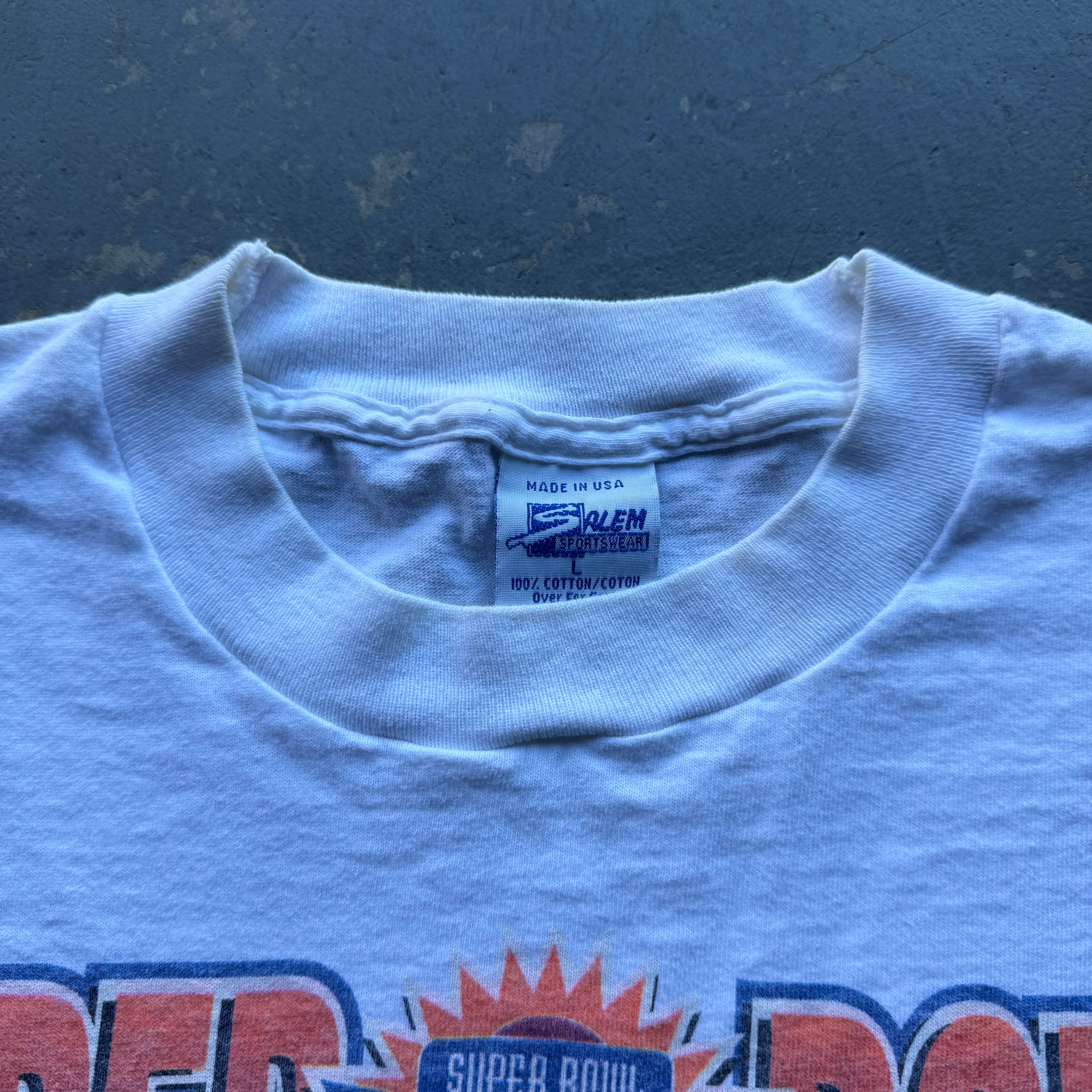 1996 SALEM CHARGERS SUPERBOWL XXIX TEE (L)
