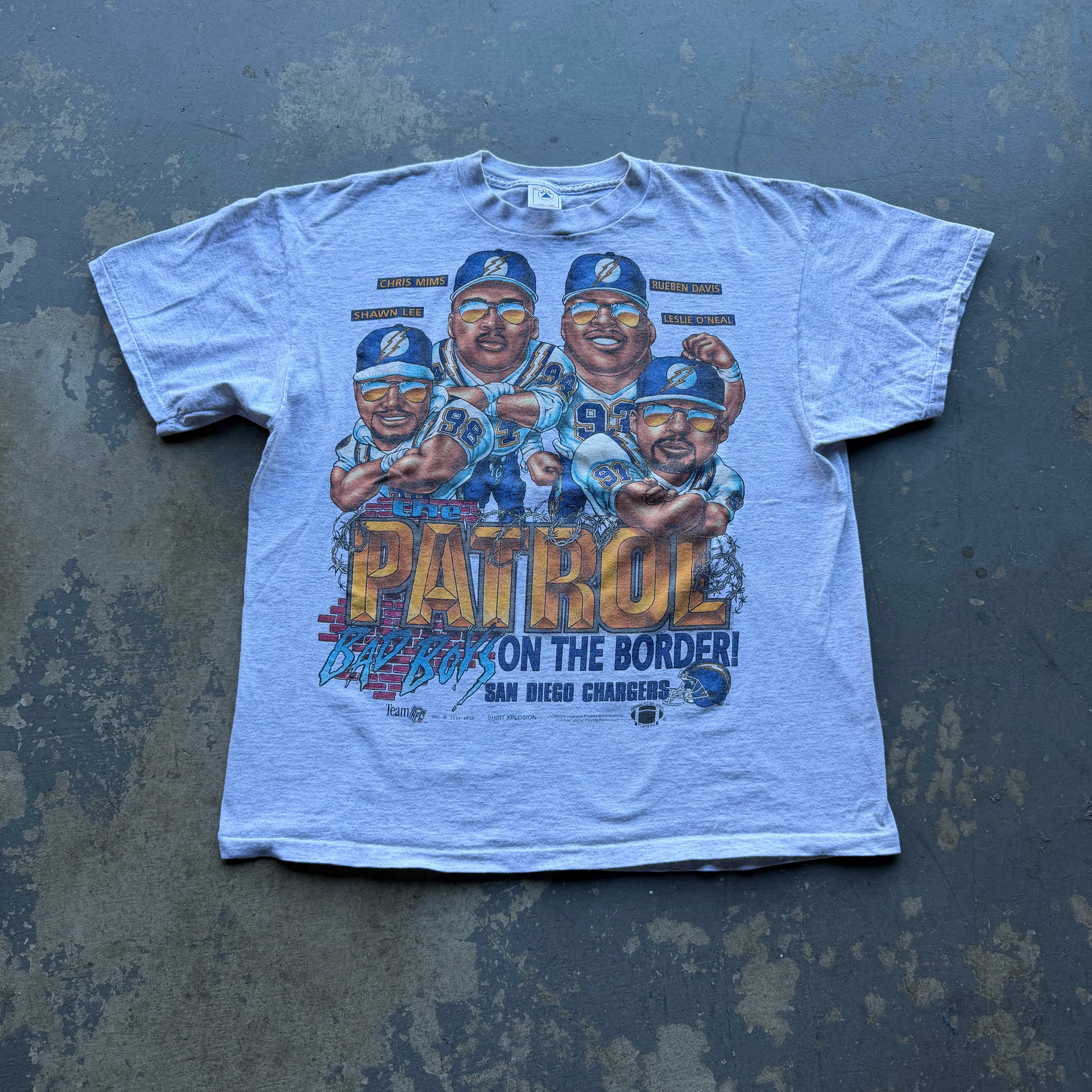 1994 CHARGERS BORDER PATROL XPLOSION TEE (XL)