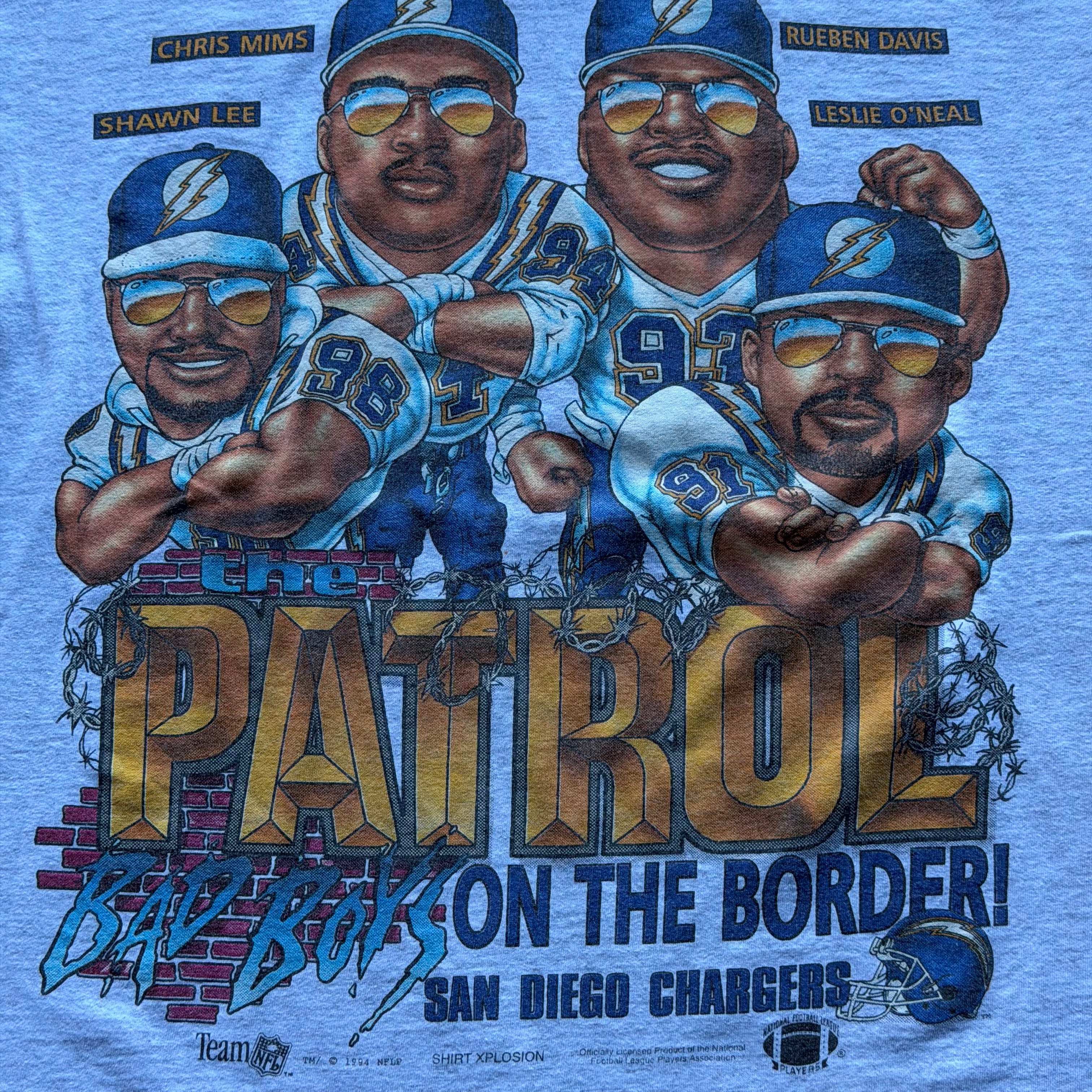1994 CHARGERS BORDER PATROL XPLOSION TEE (XL)