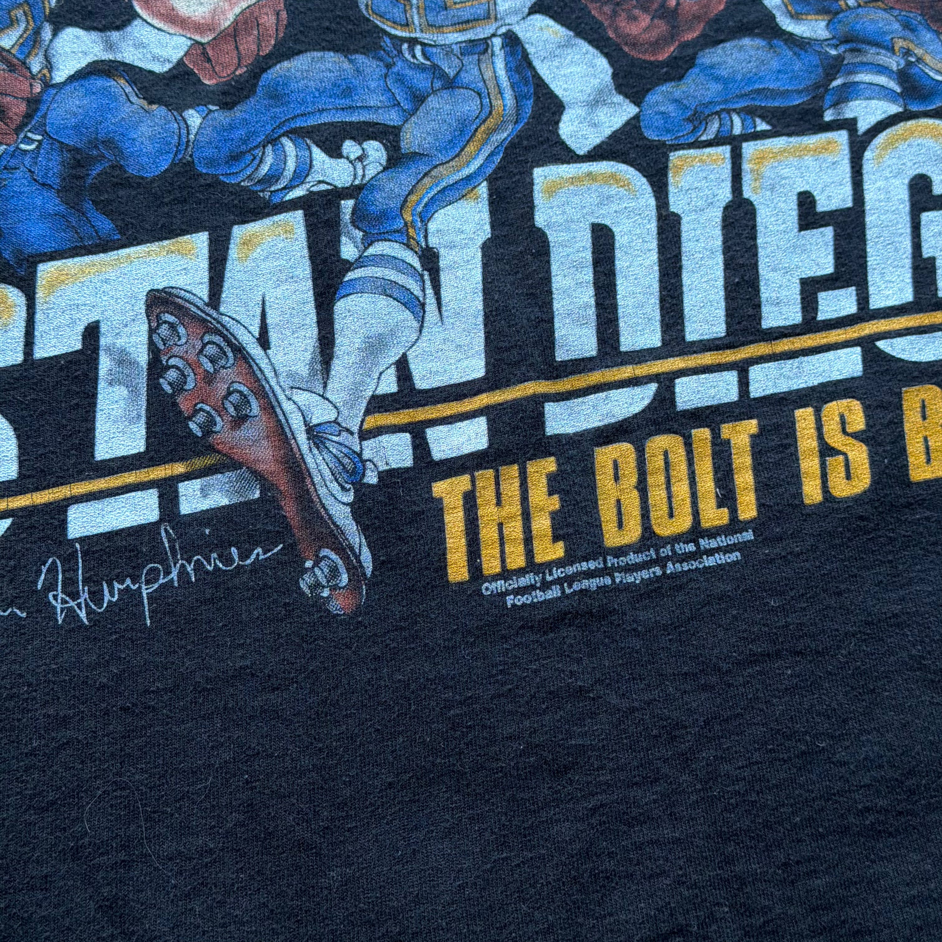 90’S CHARGERS STAN DIEGO CARICATURES XPLOSION TEE (L)