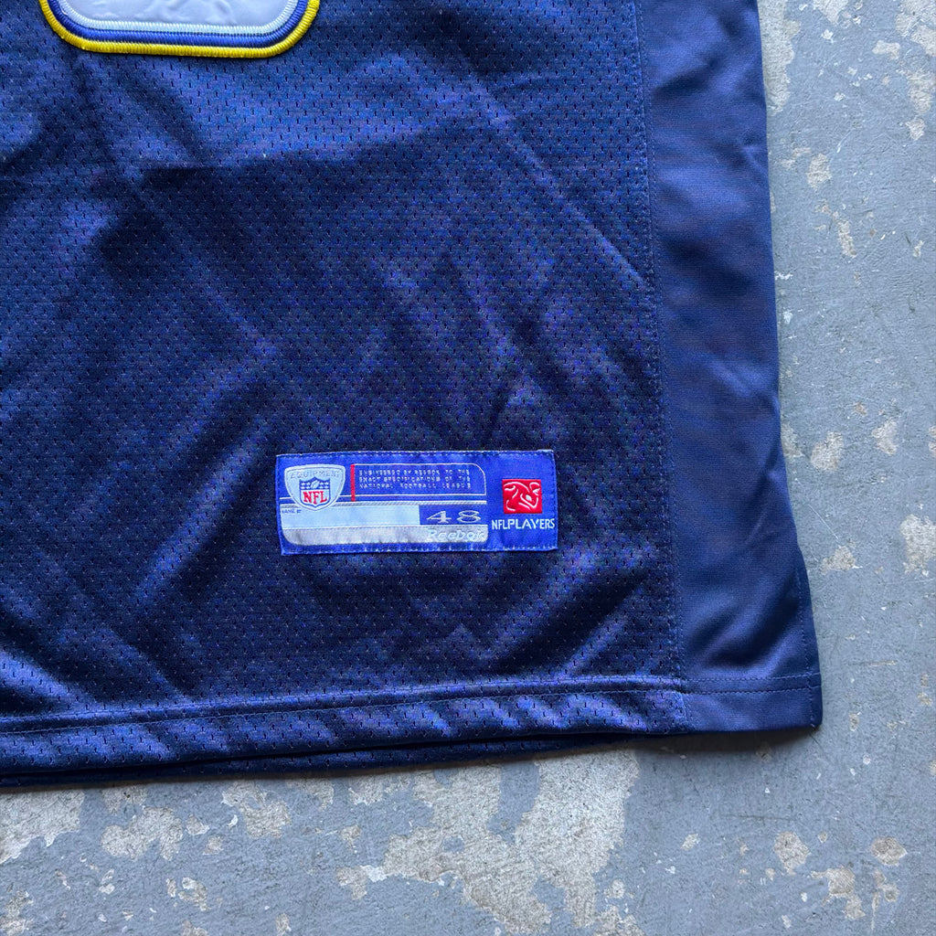 00’S REEBOK CHARGERS DARREN SPROLES NAVY BLUE JERSEY (48) XL