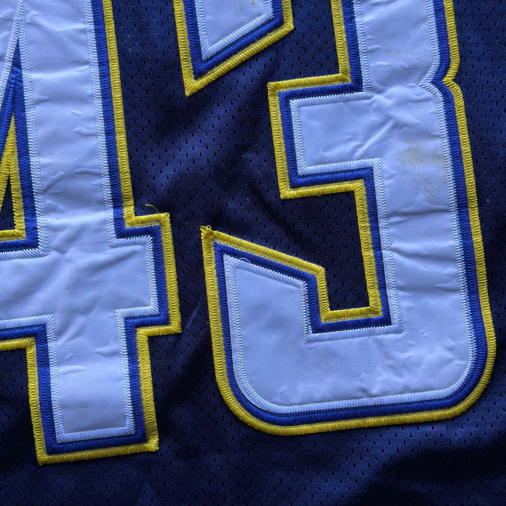 00’S REEBOK CHARGERS DARREN SPROLES NAVY BLUE JERSEY (48) XL