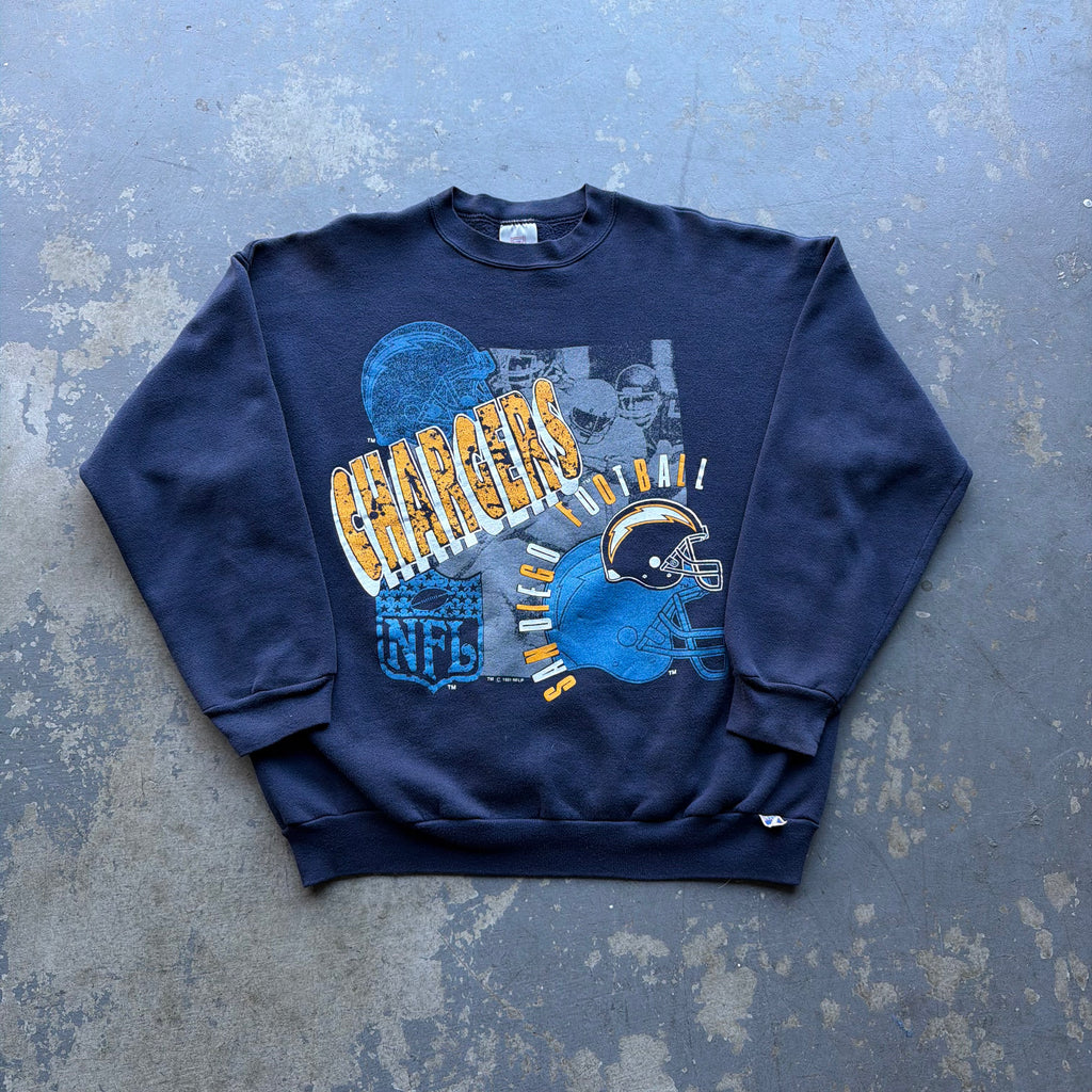 1991 CHARGERS LOGO 7 CREWNECK (XL)