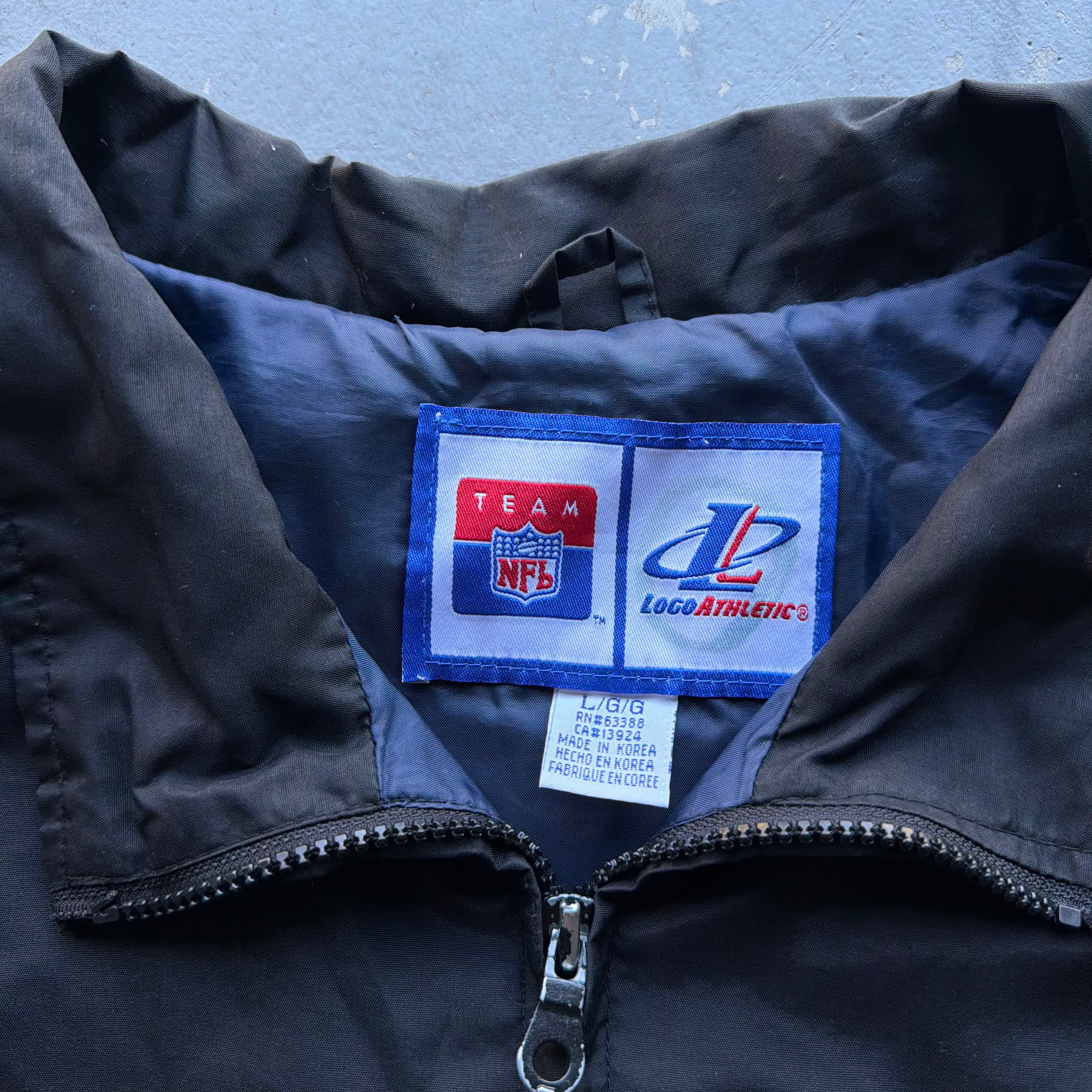 90’S LOGO ATHLETIC CHARGERS WINDBREAKER JACKET (L)