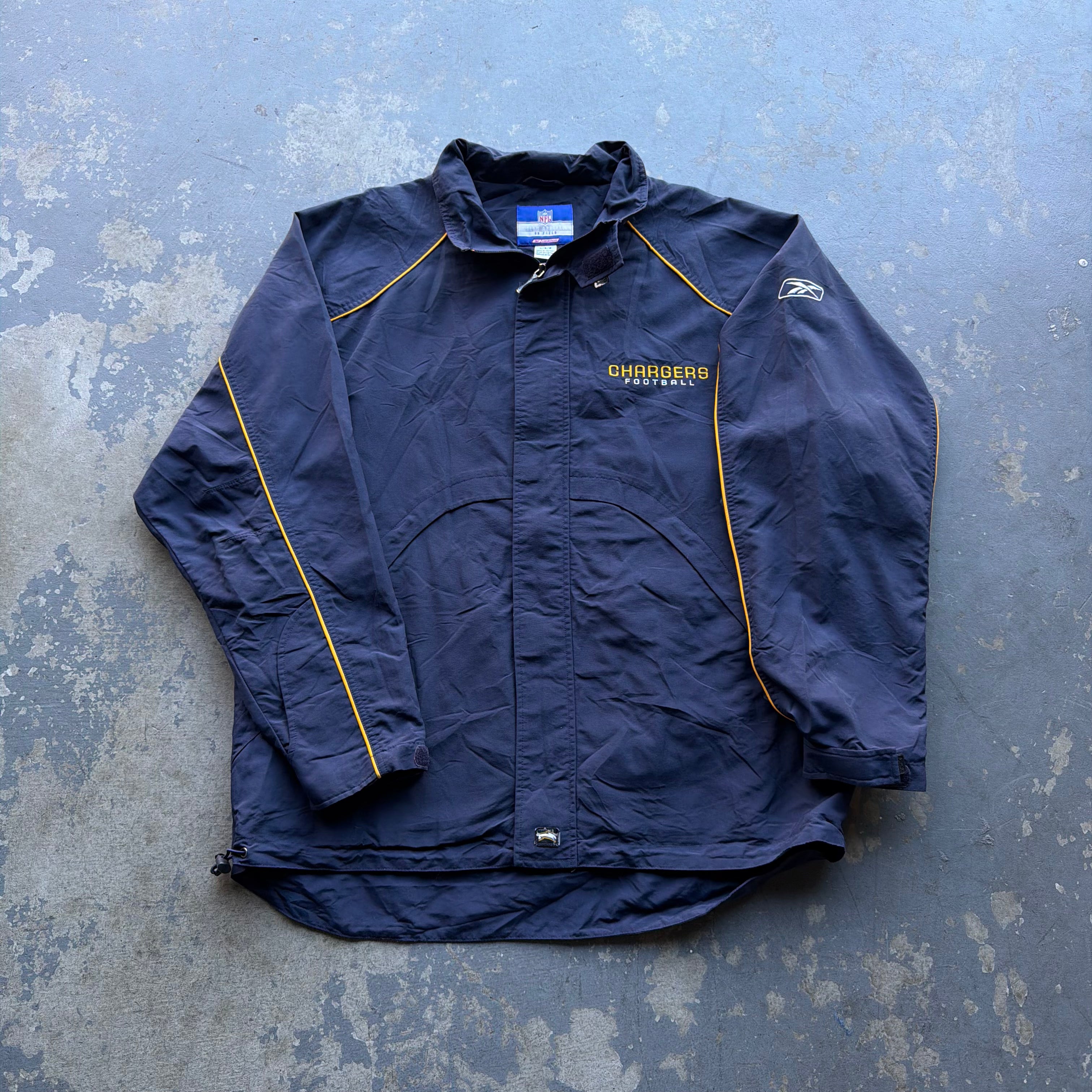 00’S REEBOK CHARGERS FOOTBALL SIDELINE JACKET (L)