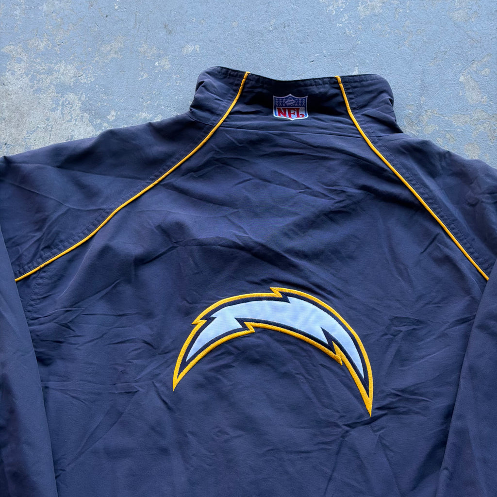 00’S REEBOK CHARGERS FOOTBALL SIDELINE JACKET (L)