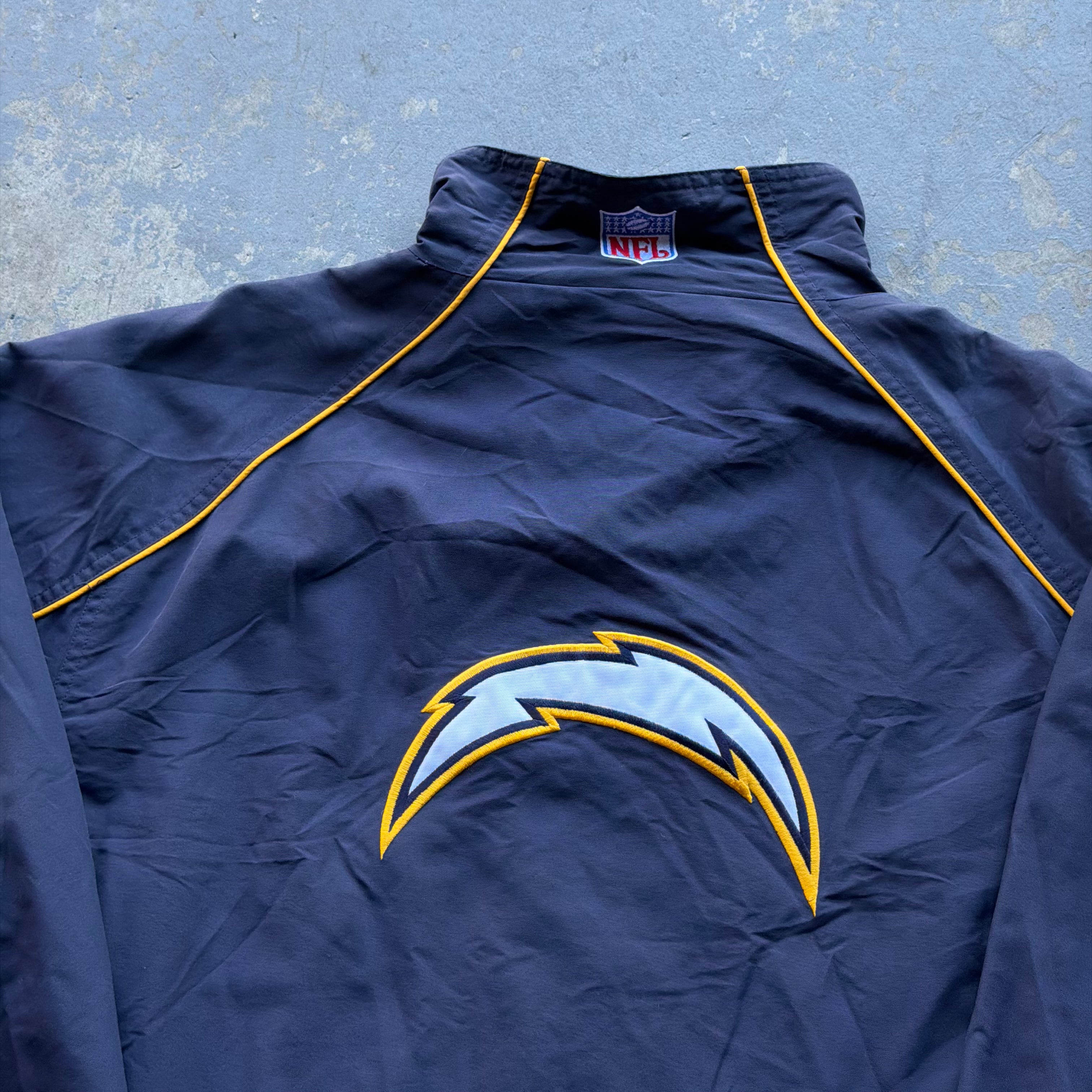 00’S REEBOK CHARGERS FOOTBALL SIDELINE JACKET (L)