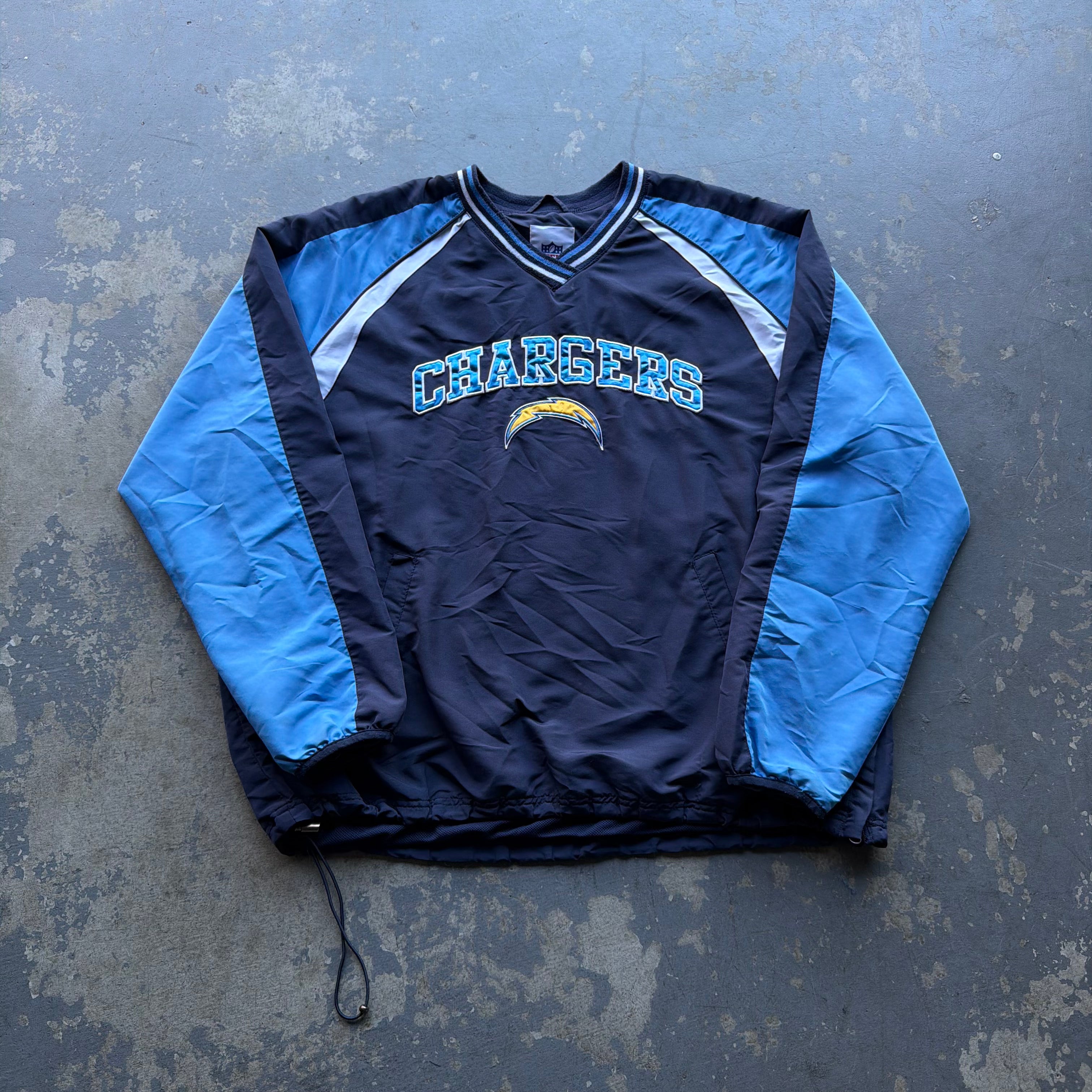 00’S CHARGERS WINDBREAKER PULLOVER (XXL)