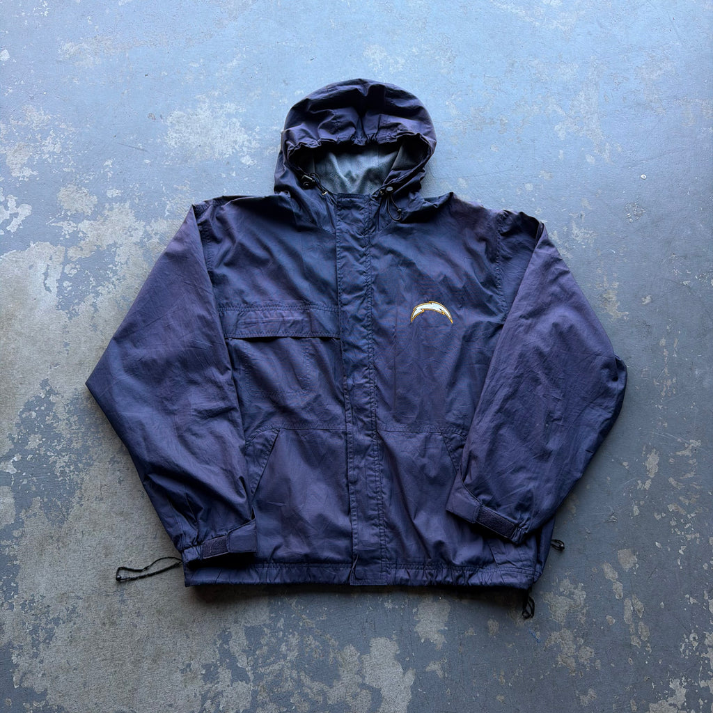 00’S CHARGERS ZIP UP ANORAK JACKET (XL)