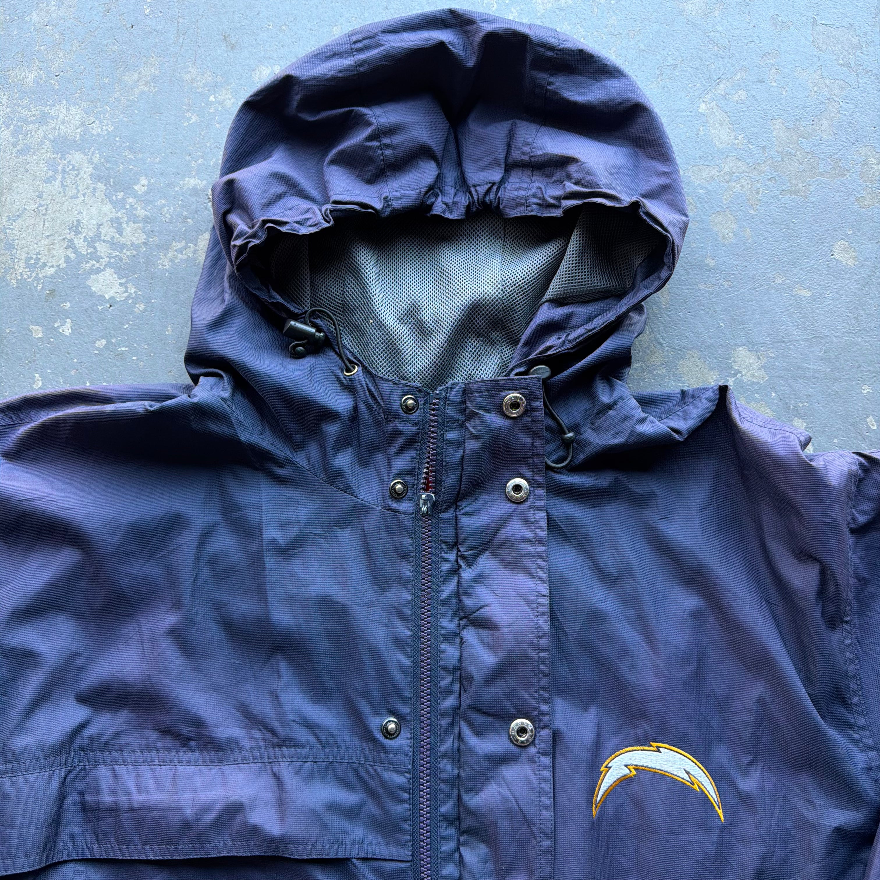 00’S CHARGERS ZIP UP ANORAK JACKET (XL)