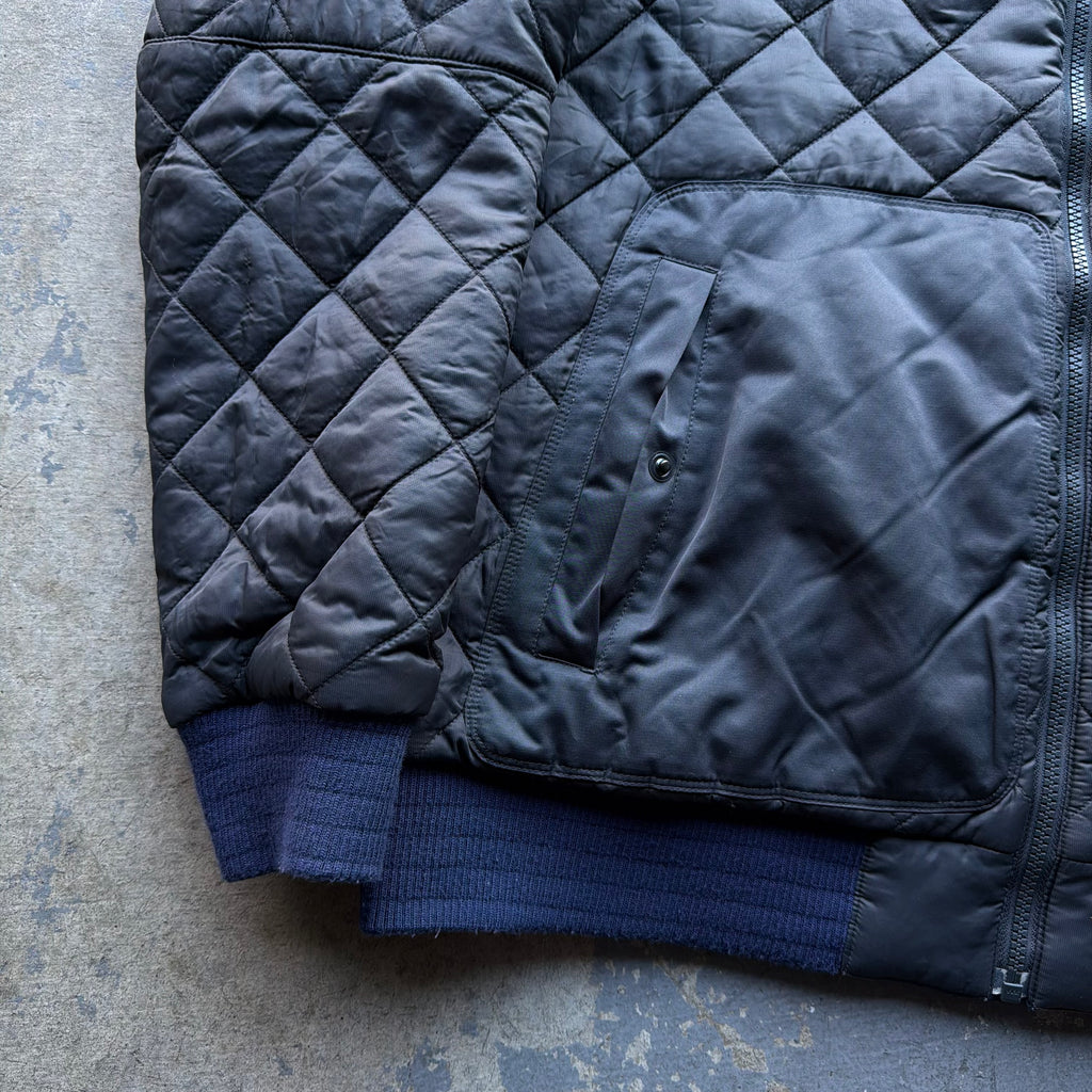NIKE CHARGERS DIAMOND QUILTED REVERSIBLE JACKET (L)