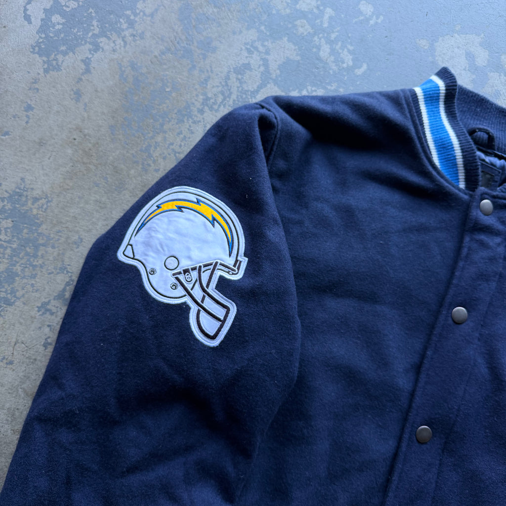 NFL CHARGERS WOOL VARSITY JACKET (XXL)