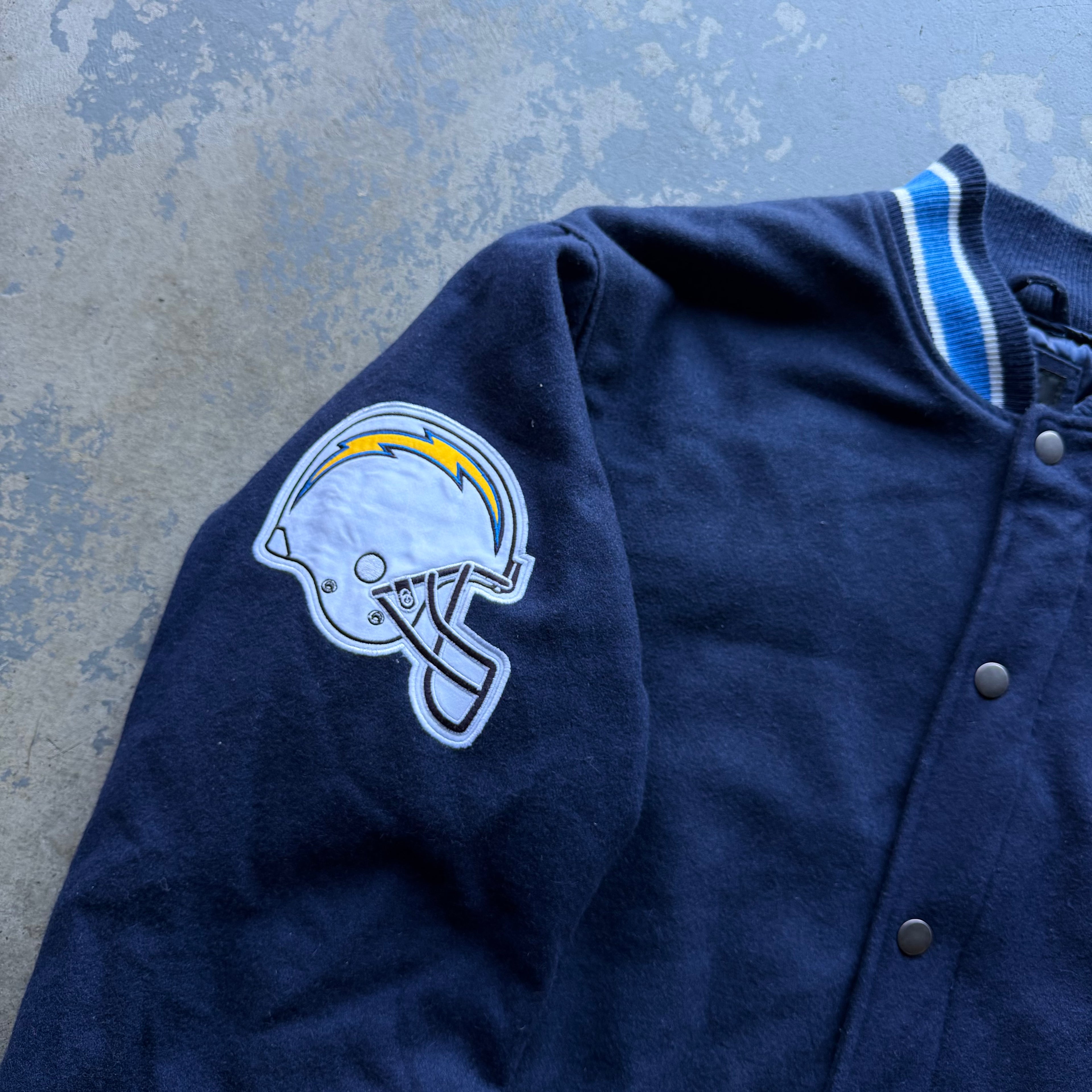NFL CHARGERS WOOL VARSITY JACKET (XXL)
