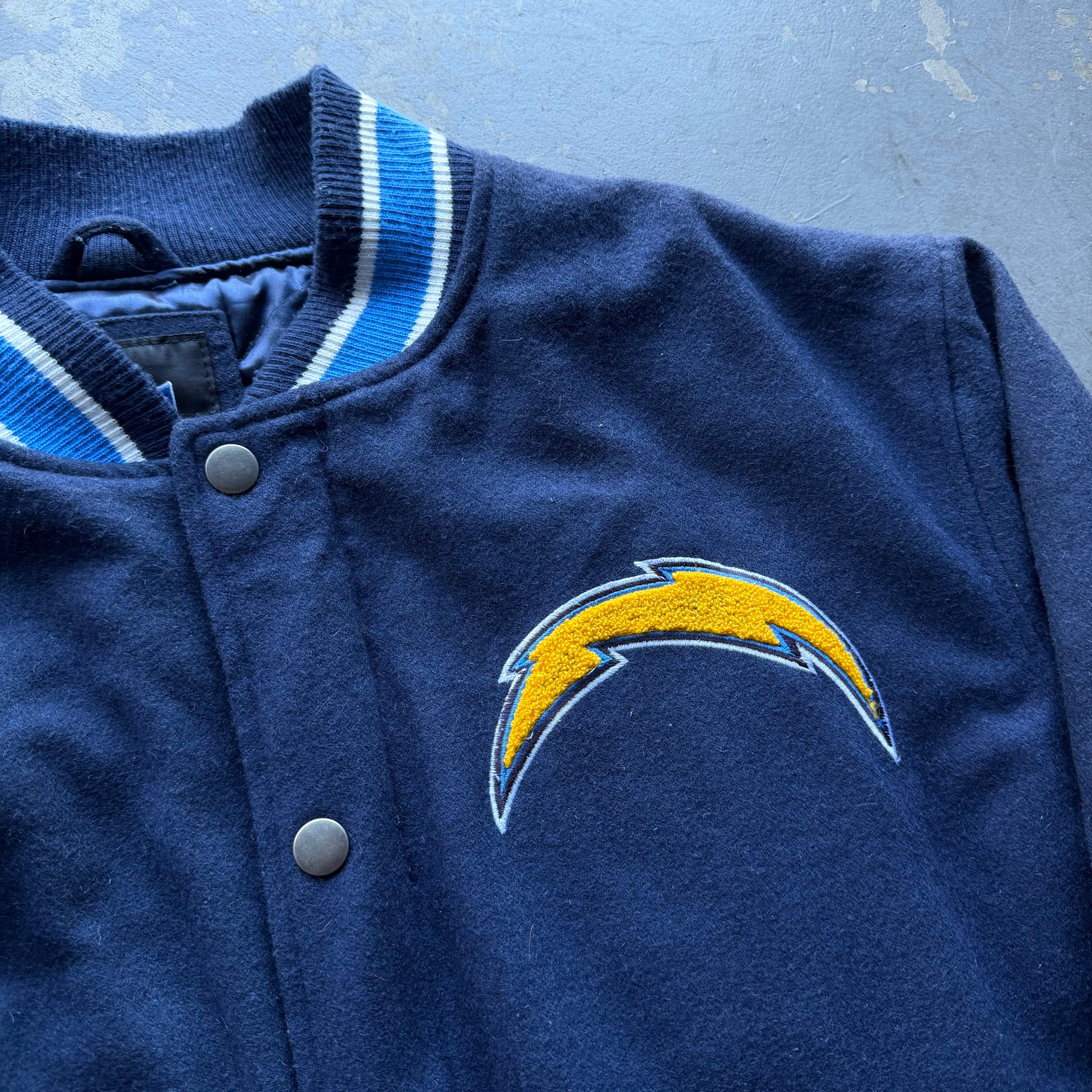 NFL CHARGERS WOOL VARSITY JACKET (XXL)