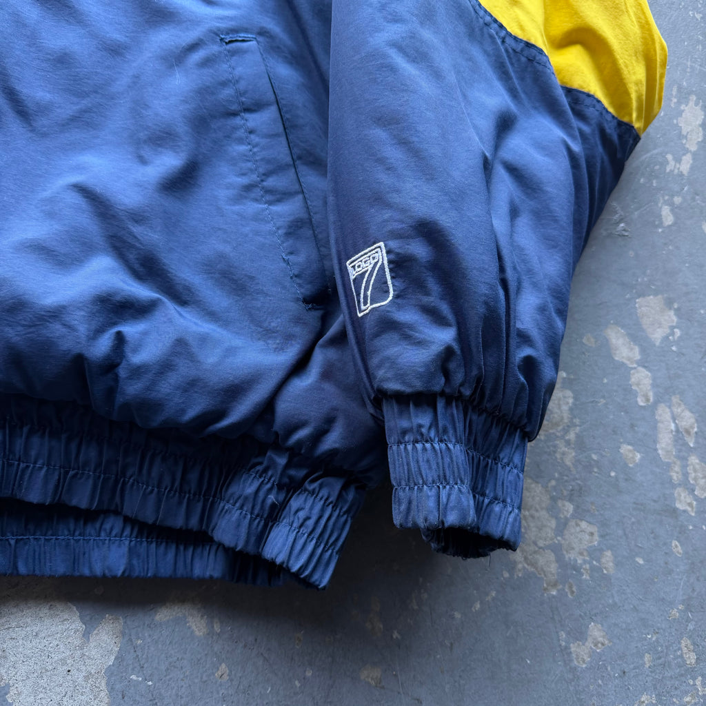 90’S GAMEDAY LOGO 7 CHARGERS HELMET PUFFER JACKET (XL)