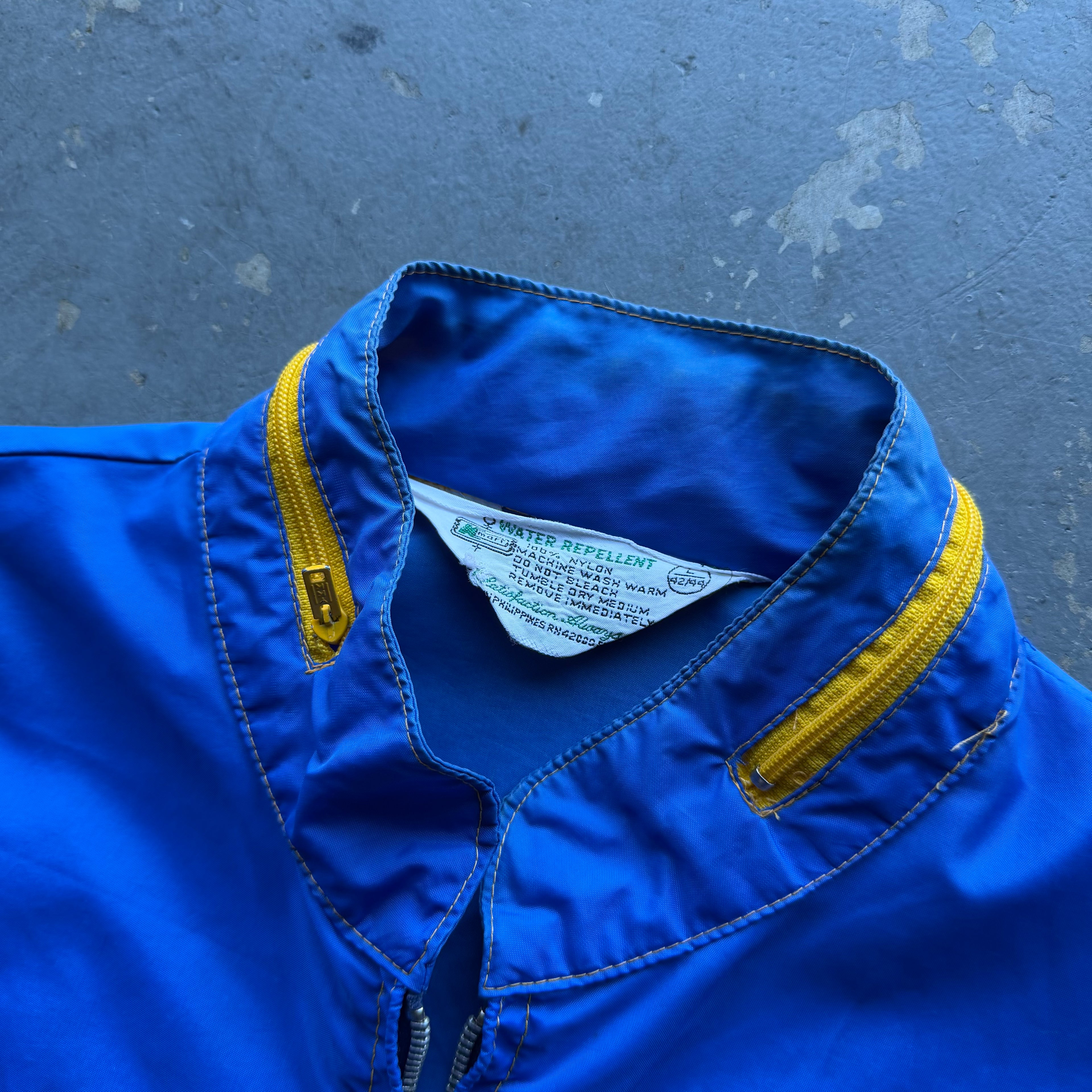 80’S CHARGERS SHIELD LOGO NYLON LIGHT JACKET (L)