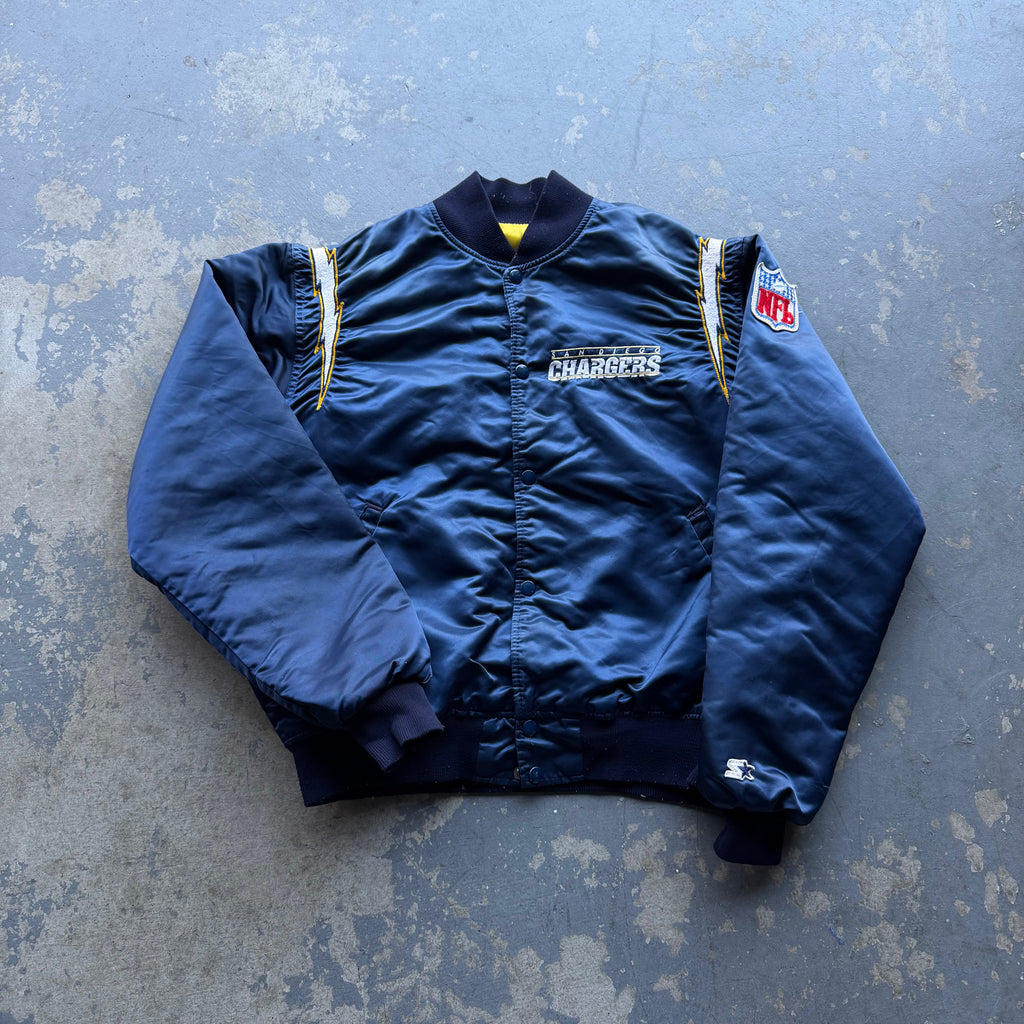 90’S SAN DIEGO CHARGERS STARTER SATIN JACKET (XL)