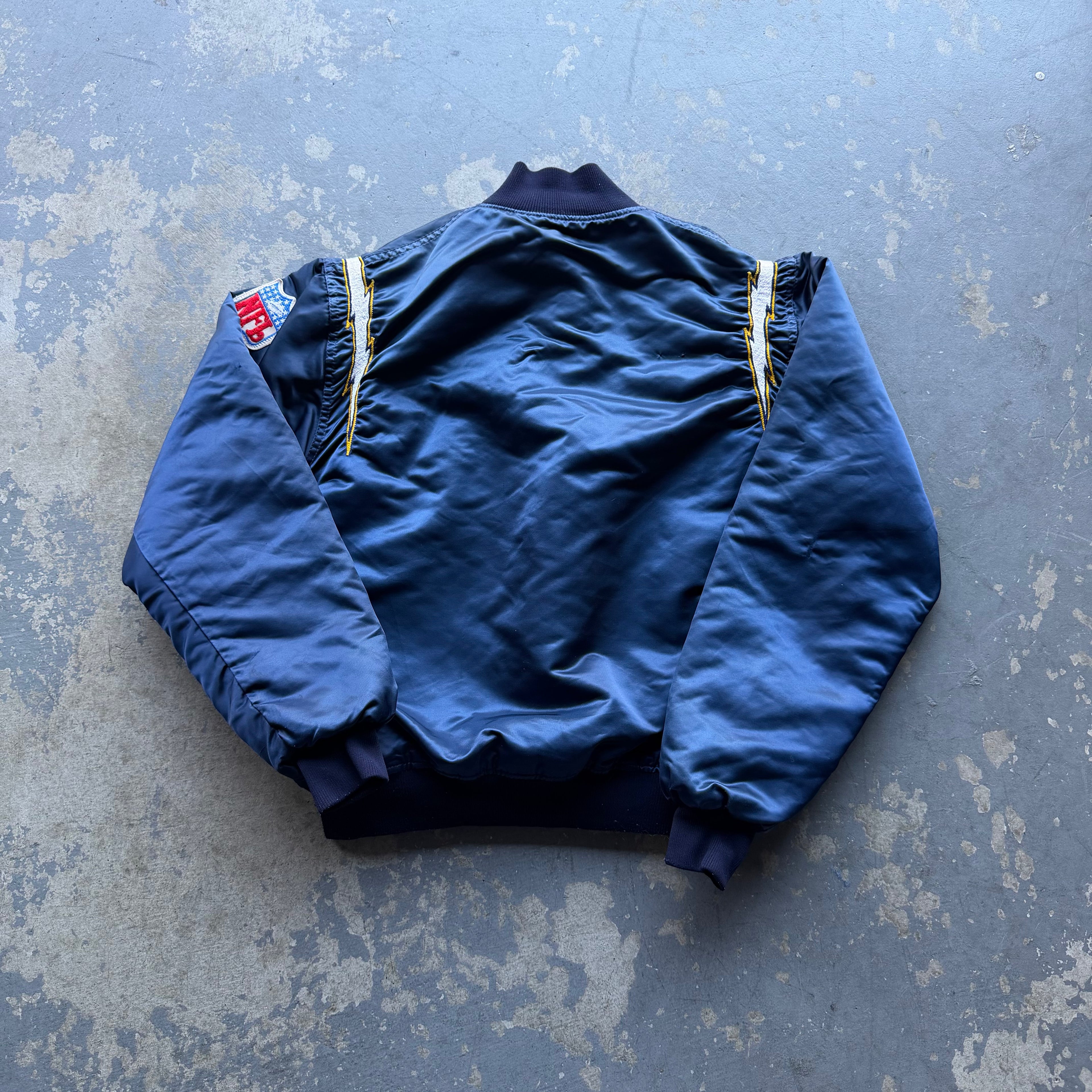90’S SAN DIEGO CHARGERS STARTER SATIN JACKET (XL)