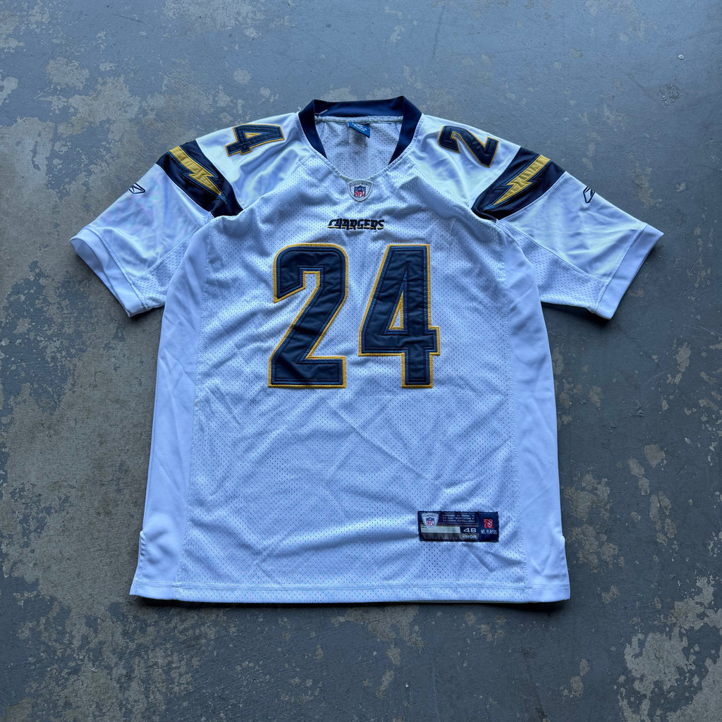 00’S REEBOK CHARGERS RYAN MATTHEWS WHITE AWAY JERSEY (48) XL