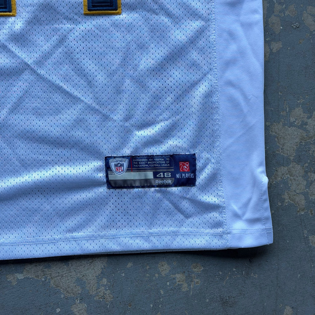 00’S REEBOK CHARGERS RYAN MATTHEWS WHITE AWAY JERSEY (48) XL