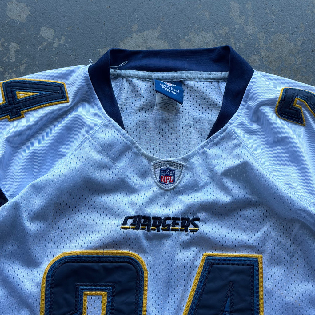 00’S REEBOK CHARGERS RYAN MATTHEWS WHITE AWAY JERSEY (48) XL