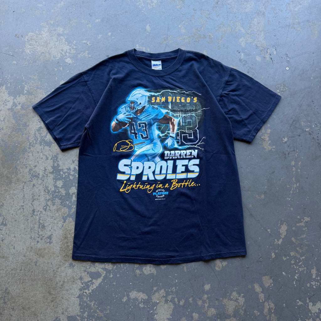 2009 CHARGERS DARREN SPROLES T-SHIRT (M)
