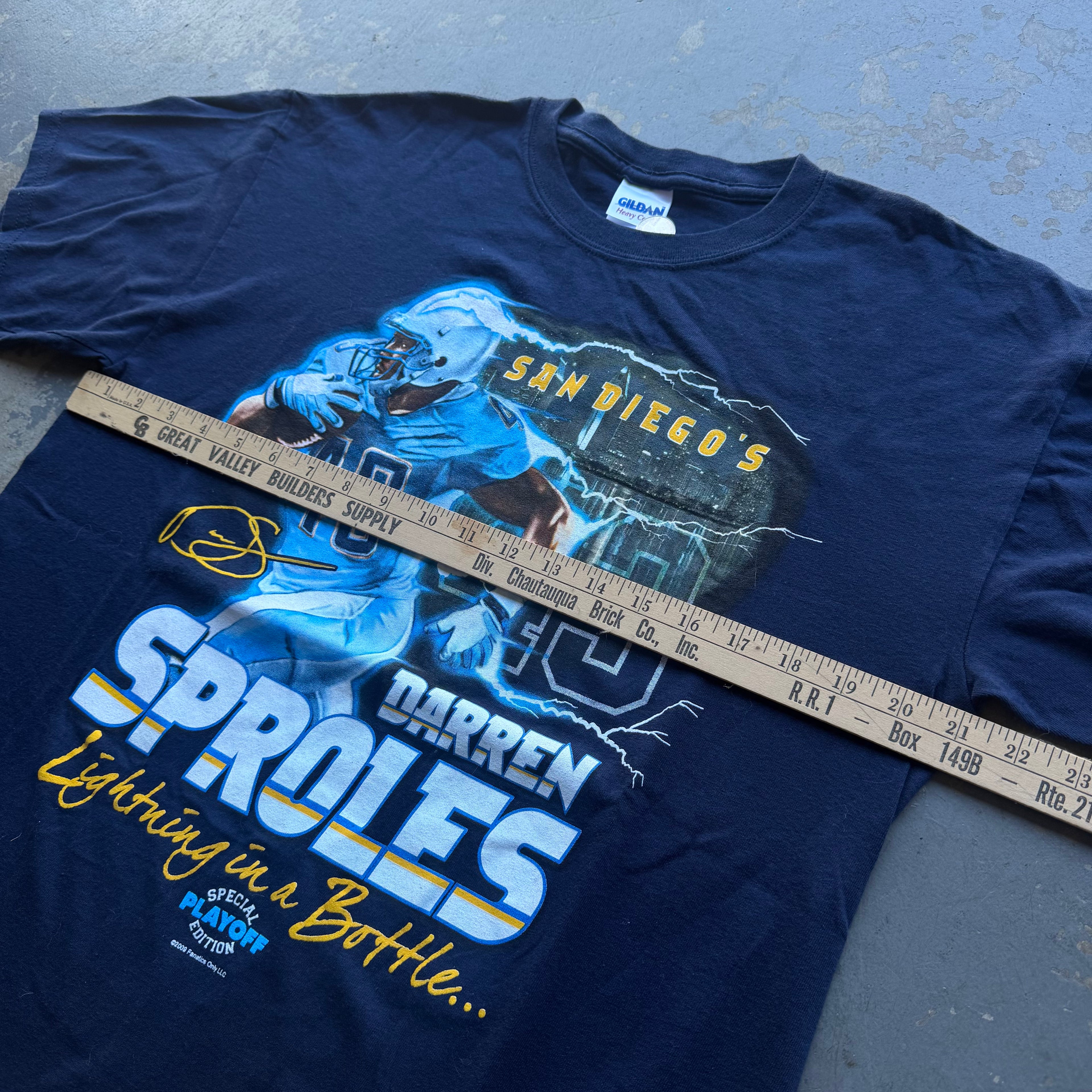 2009 CHARGERS DARREN SPROLES T-SHIRT (M)
