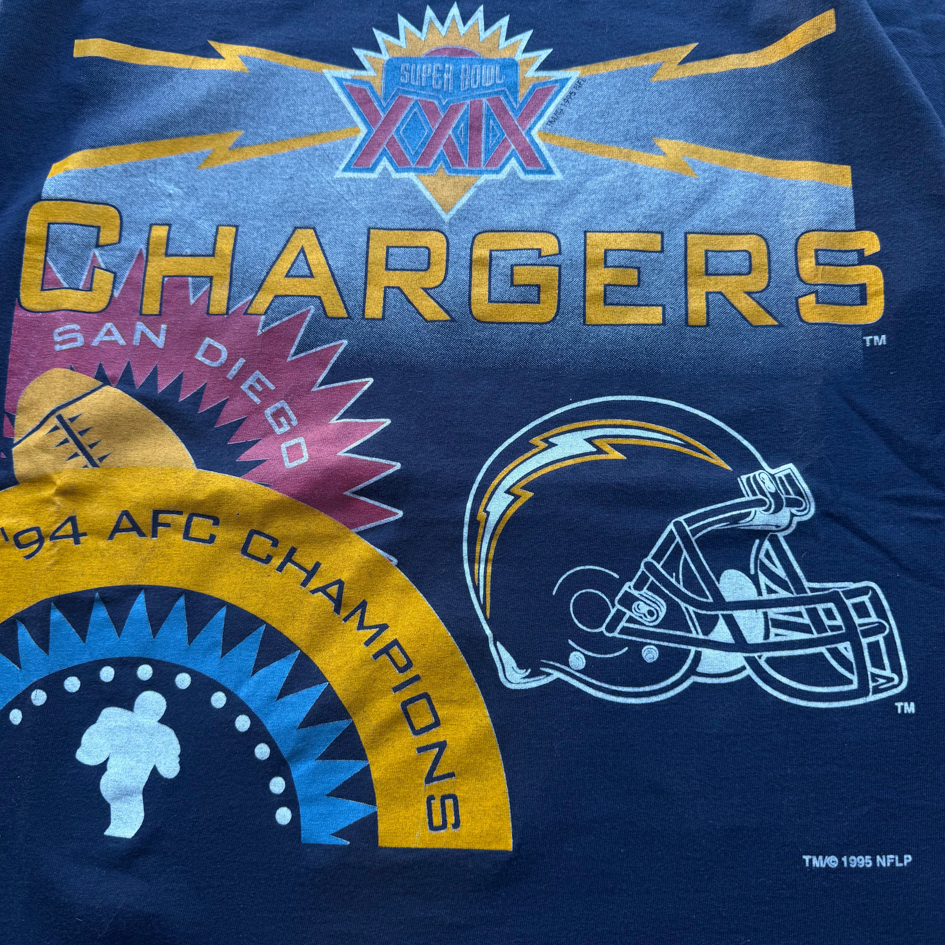 1994 CHARGERS AFC CHAMPIONS T-SHIRT (L)