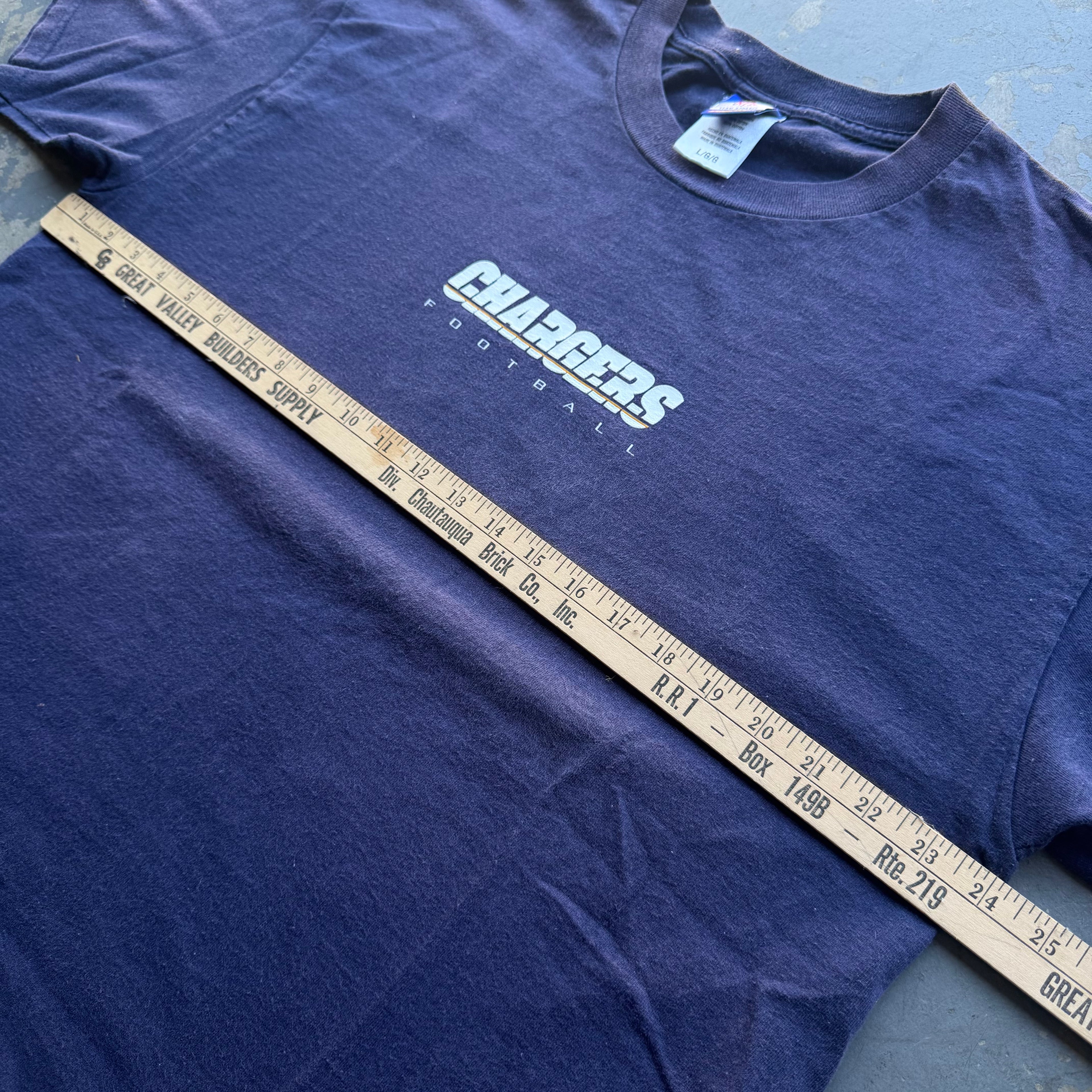 00'S CHARGERS FOOTBALL T-SHIRT (L)