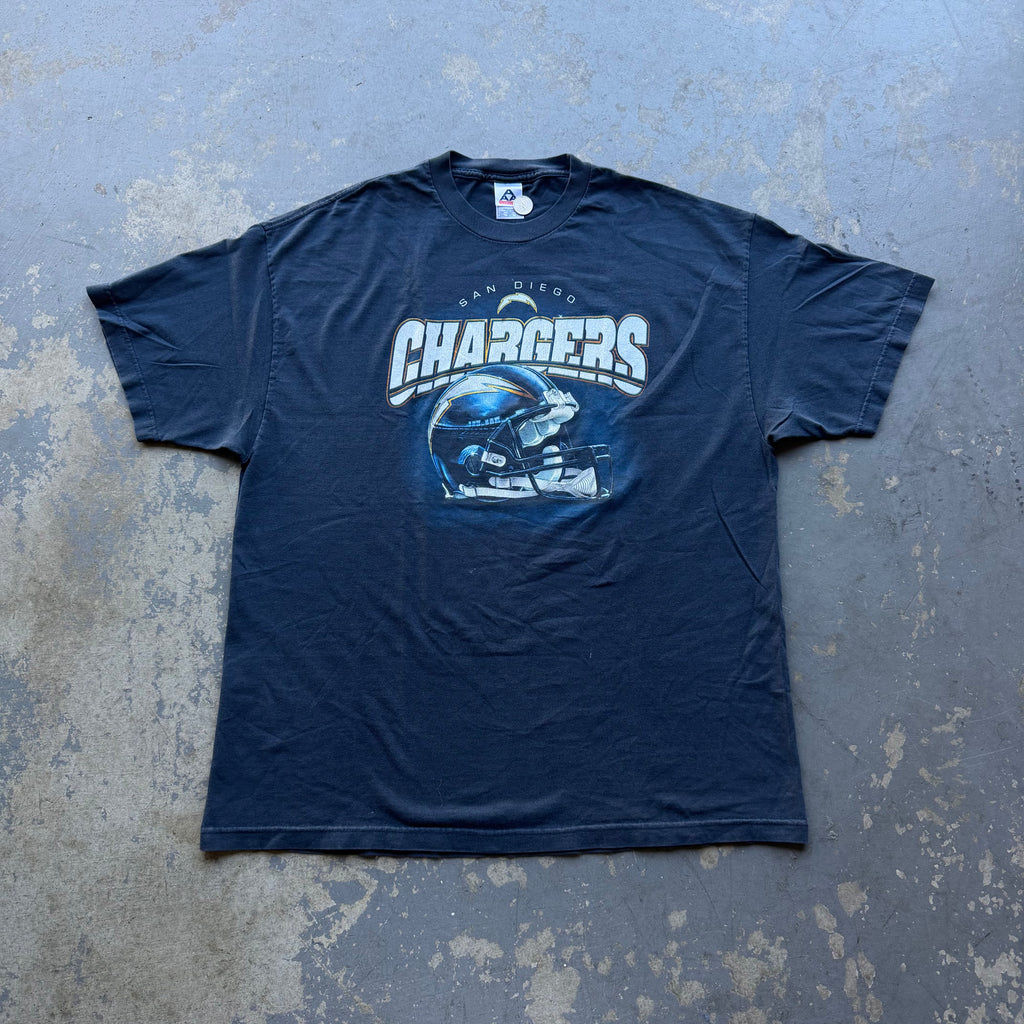 00'S CHARGERS HELMET SAN DIEGO T-SHIRT (2XL)